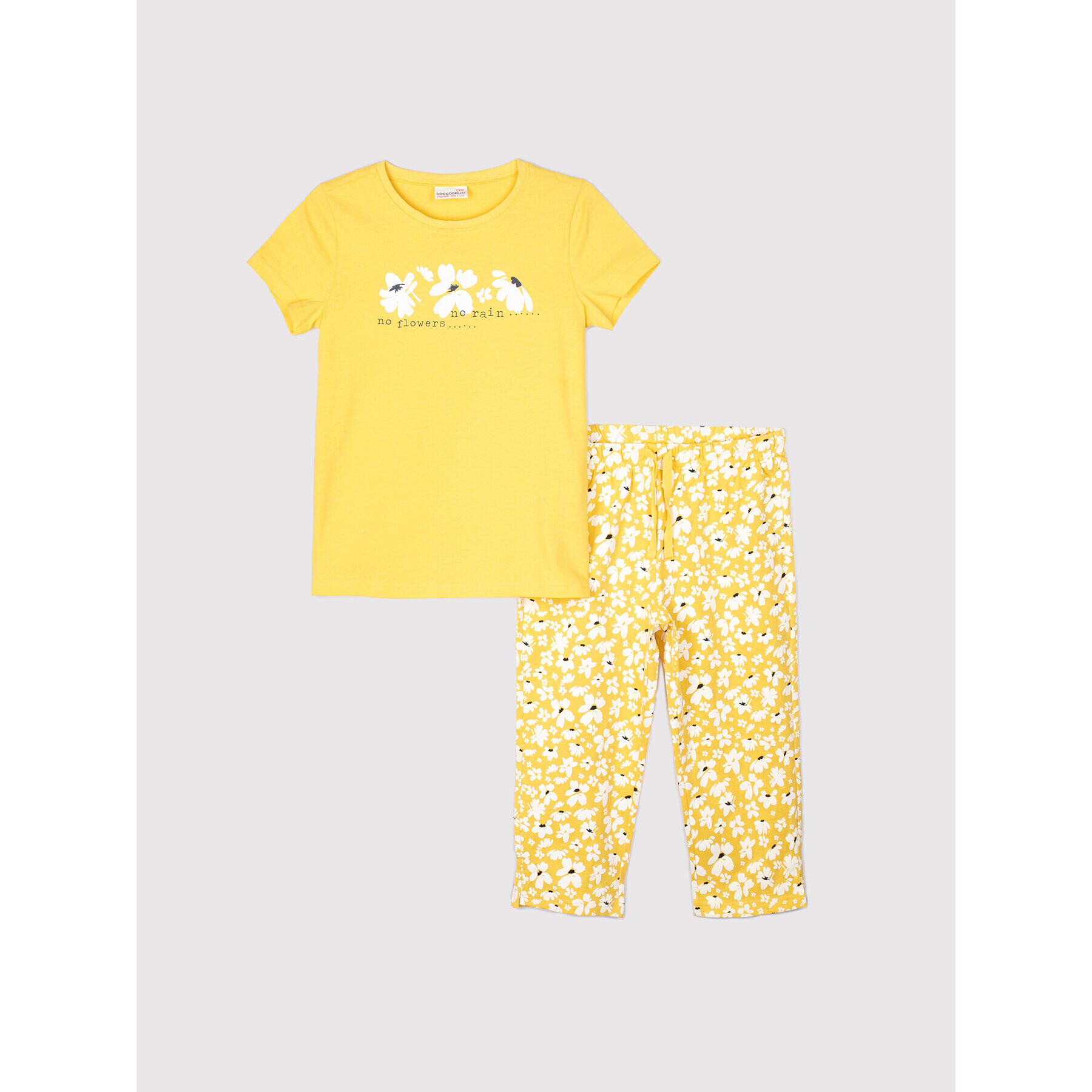 Coccodrillo Пижама WC2448205PJS Жълт Regular Fit - Pepit.bg
