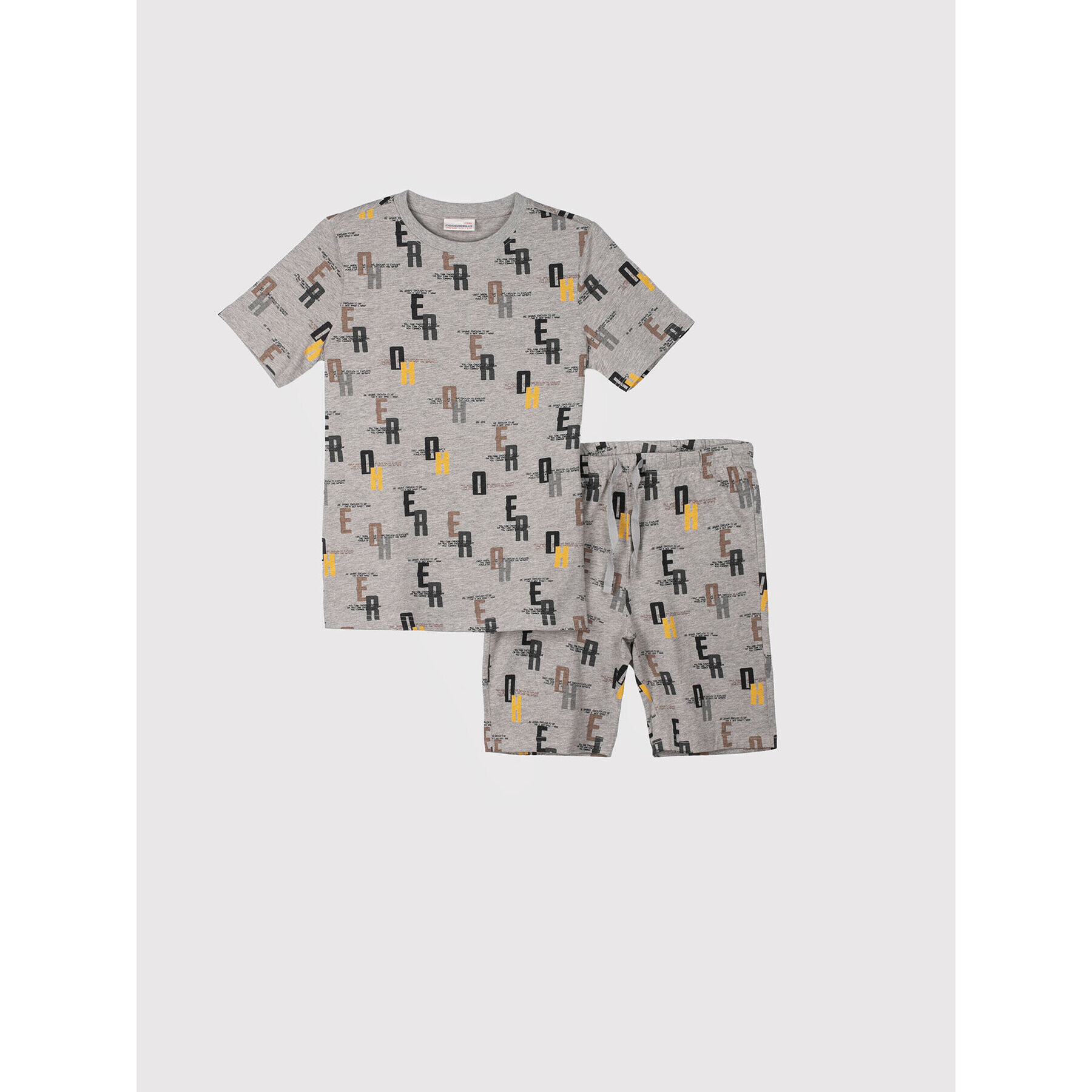 Coccodrillo Пижама WC2448216PJS Сив Regular Fit - Pepit.bg