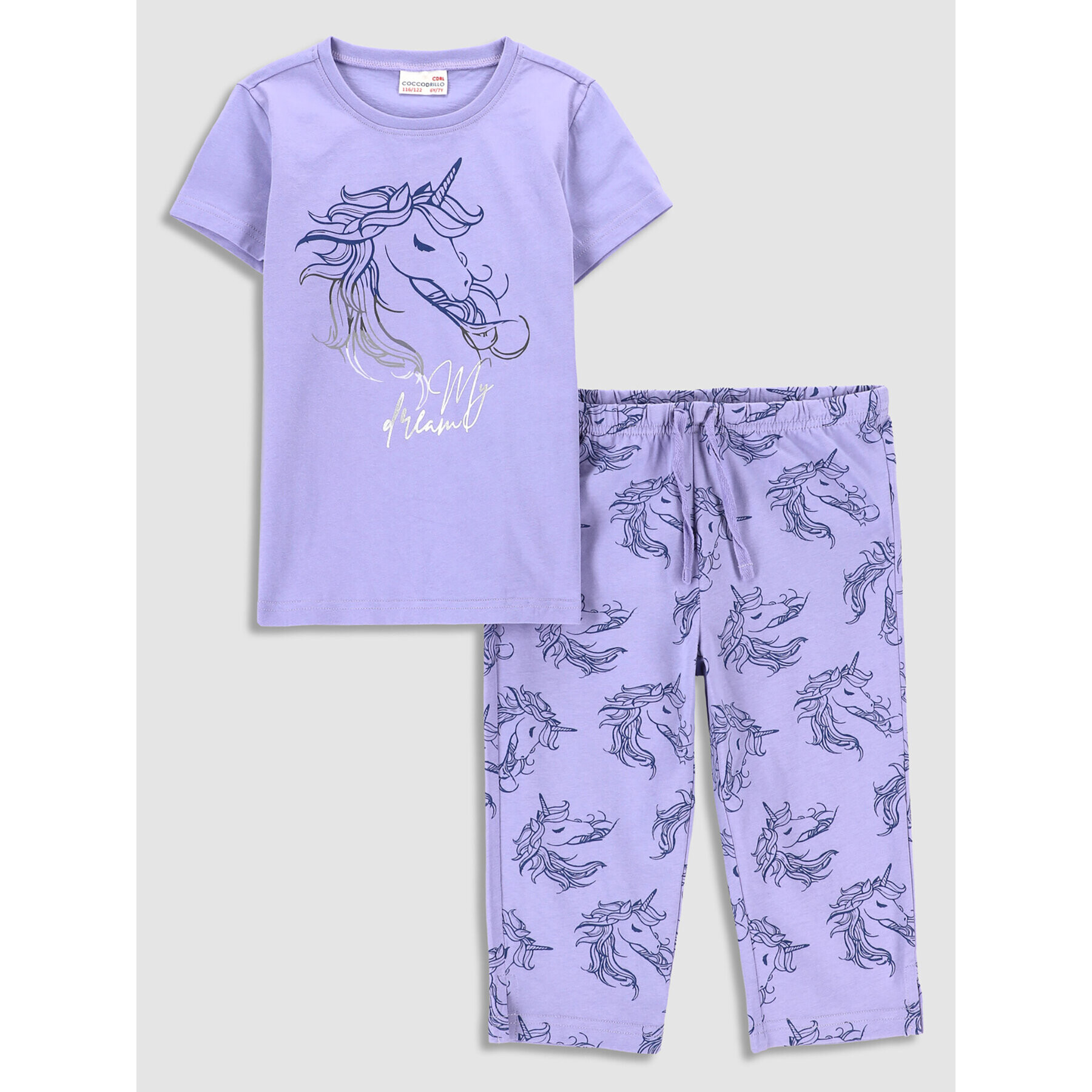 Coccodrillo Пижама WC3448209PJS Виолетов Regular Fit - Pepit.bg