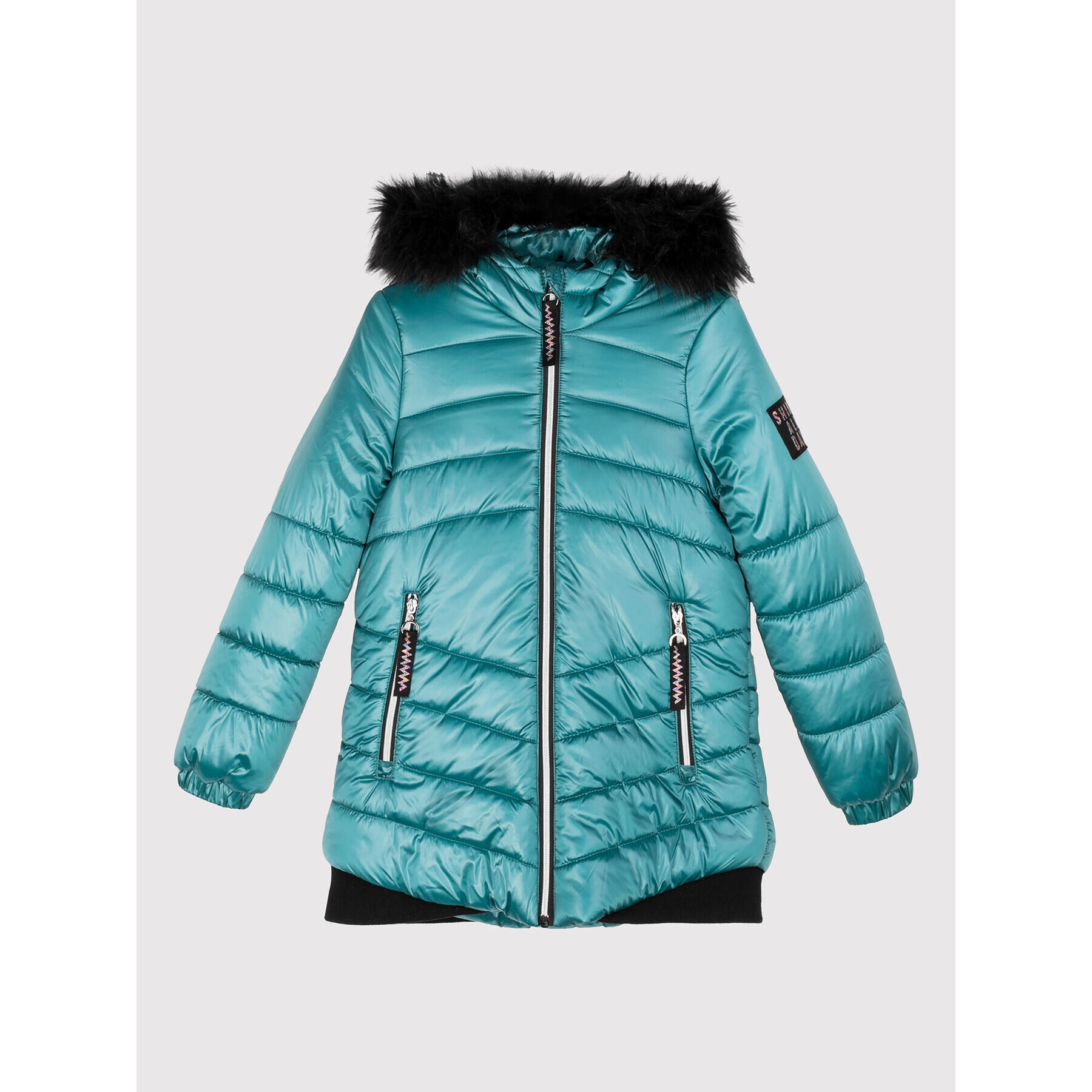 Coccodrillo Пухено яке ZC1151101GAF Зелен Regular Fit - Pepit.bg