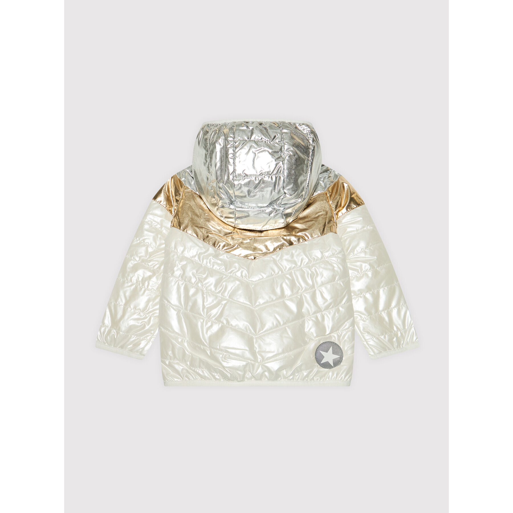 Coccodrillo Пухено яке ZC1152701BEU Бял Regular Fit - Pepit.bg