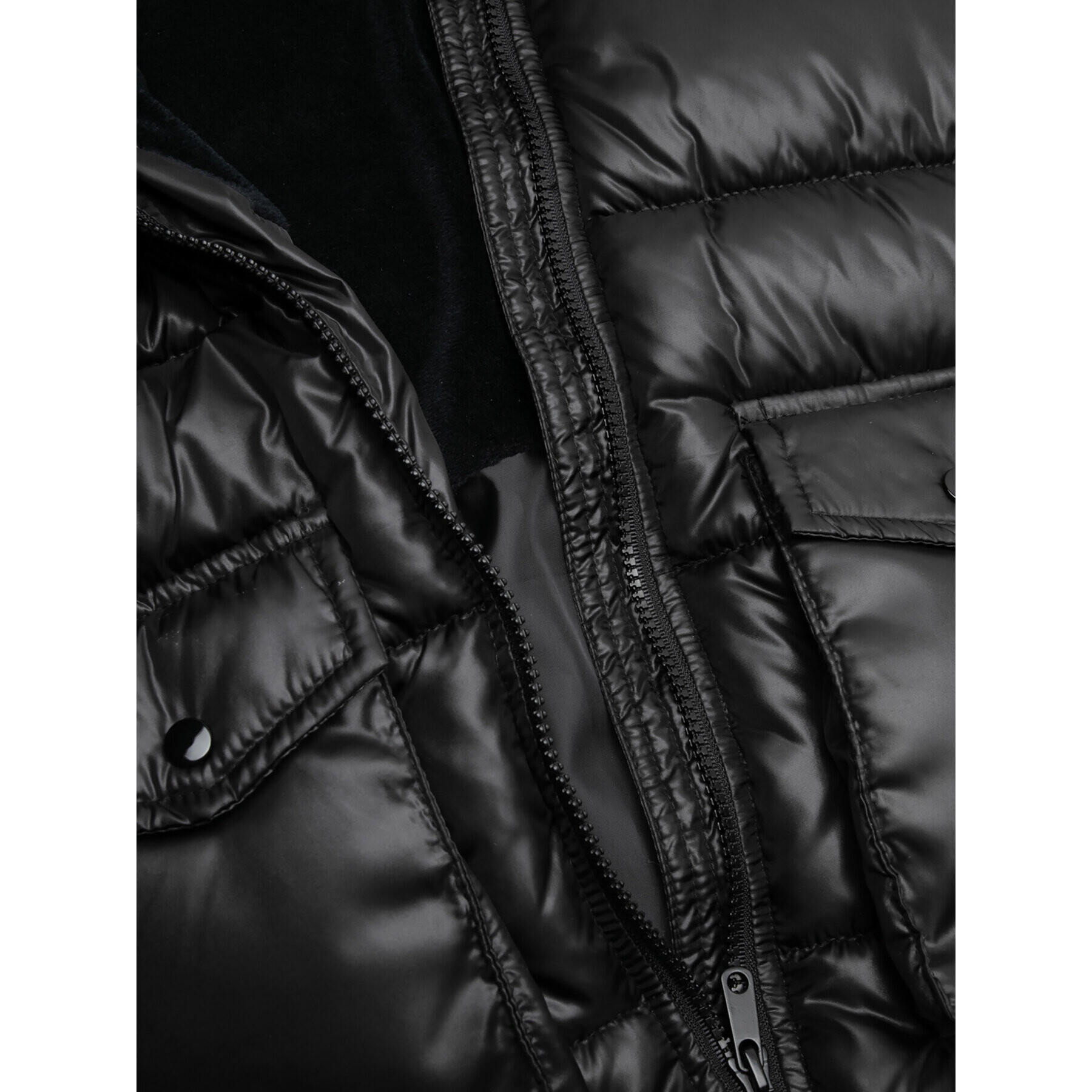 Coccodrillo Пухено яке ZC2151104OGJ Черен Regular Fit - Pepit.bg