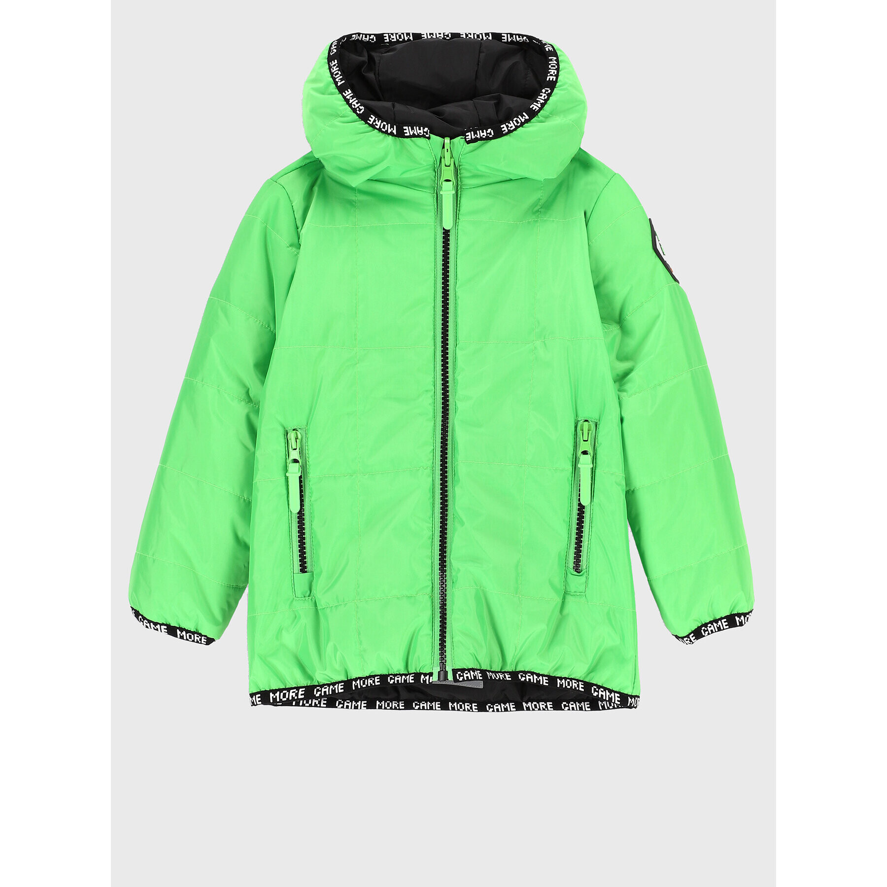 Coccodrillo Пухено яке ZC2152102OBK Зелен Regular Fit - Pepit.bg