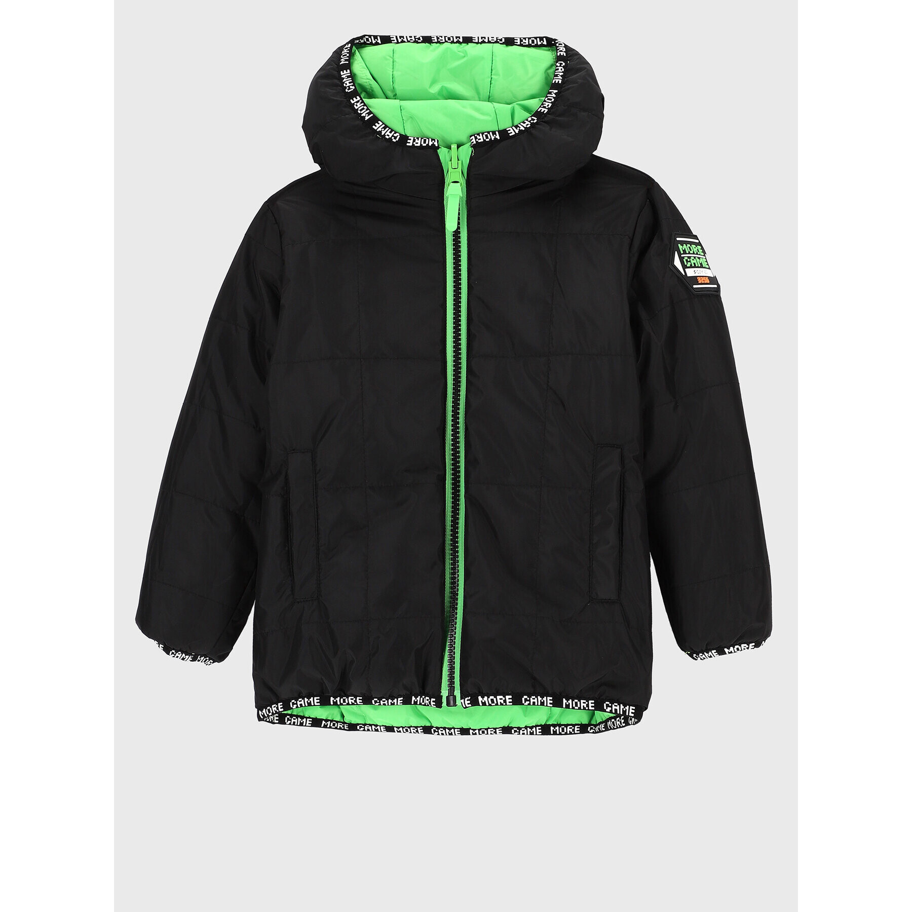 Coccodrillo Пухено яке ZC2152102OBK Зелен Regular Fit - Pepit.bg