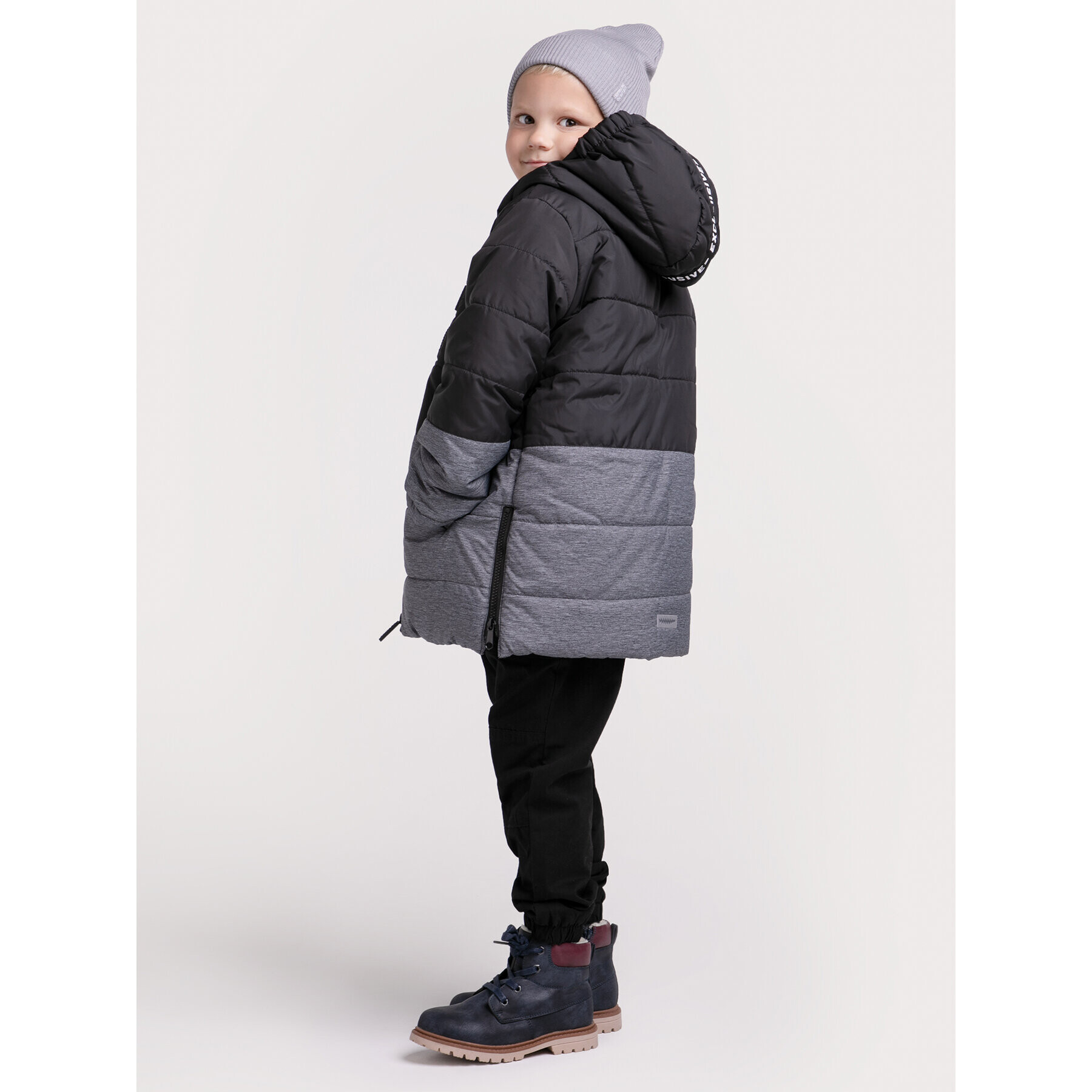 Coccodrillo Пухено яке ZC2151101OBK Черен Regular Fit - Pepit.bg