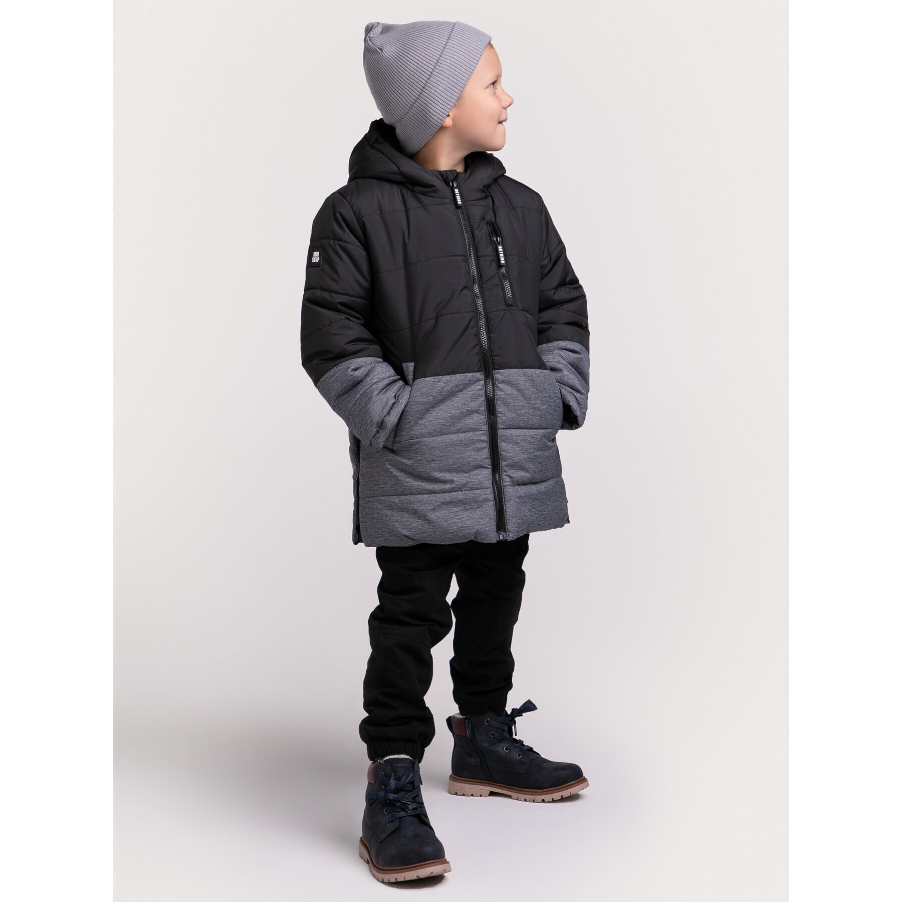Coccodrillo Пухено яке ZC2151101OBK Черен Regular Fit - Pepit.bg
