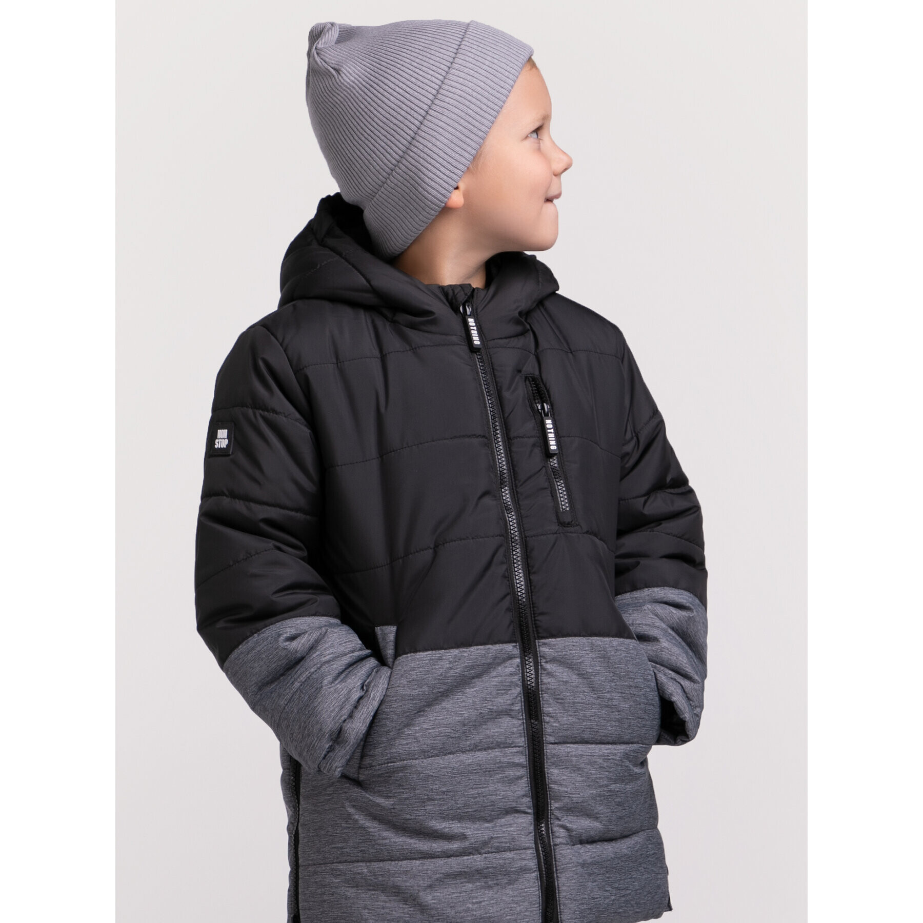 Coccodrillo Пухено яке ZC2151101OBK Черен Regular Fit - Pepit.bg
