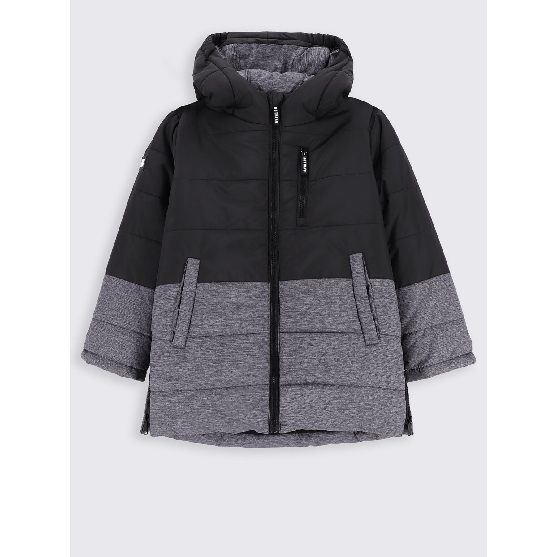 Coccodrillo Пухено яке ZC2151101OBK Черен Regular Fit - Pepit.bg