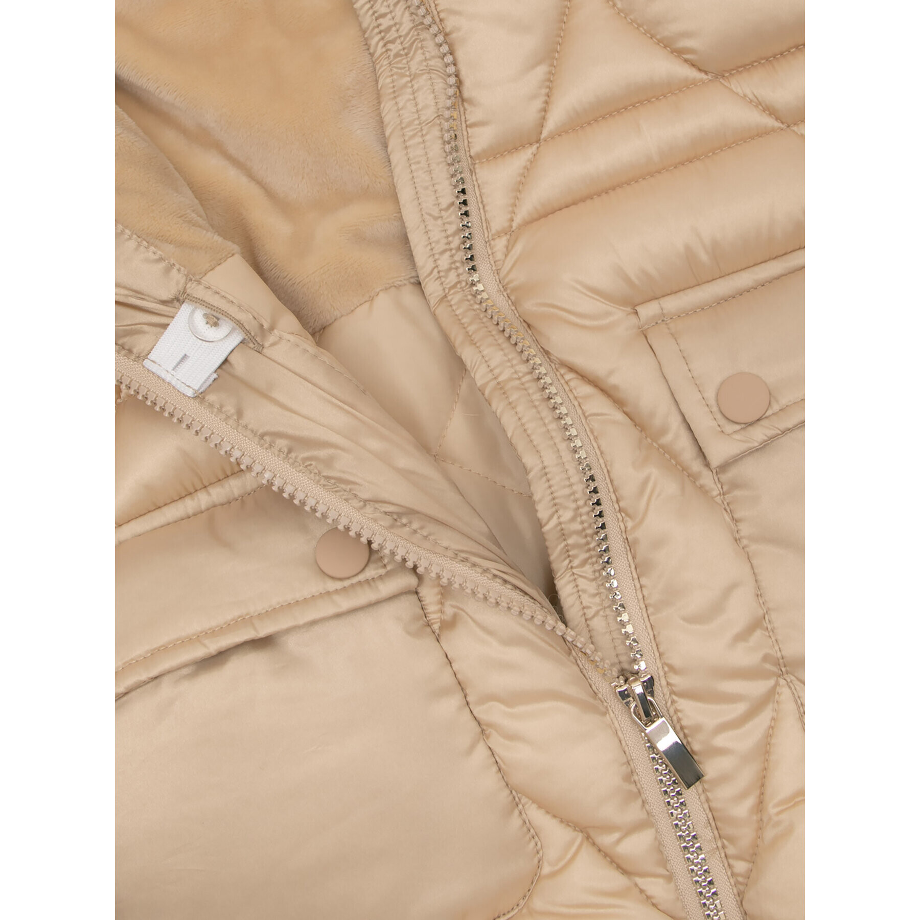 Coccodrillo Пухено яке ZC2151102OGK Бежов Regular Fit - Pepit.bg