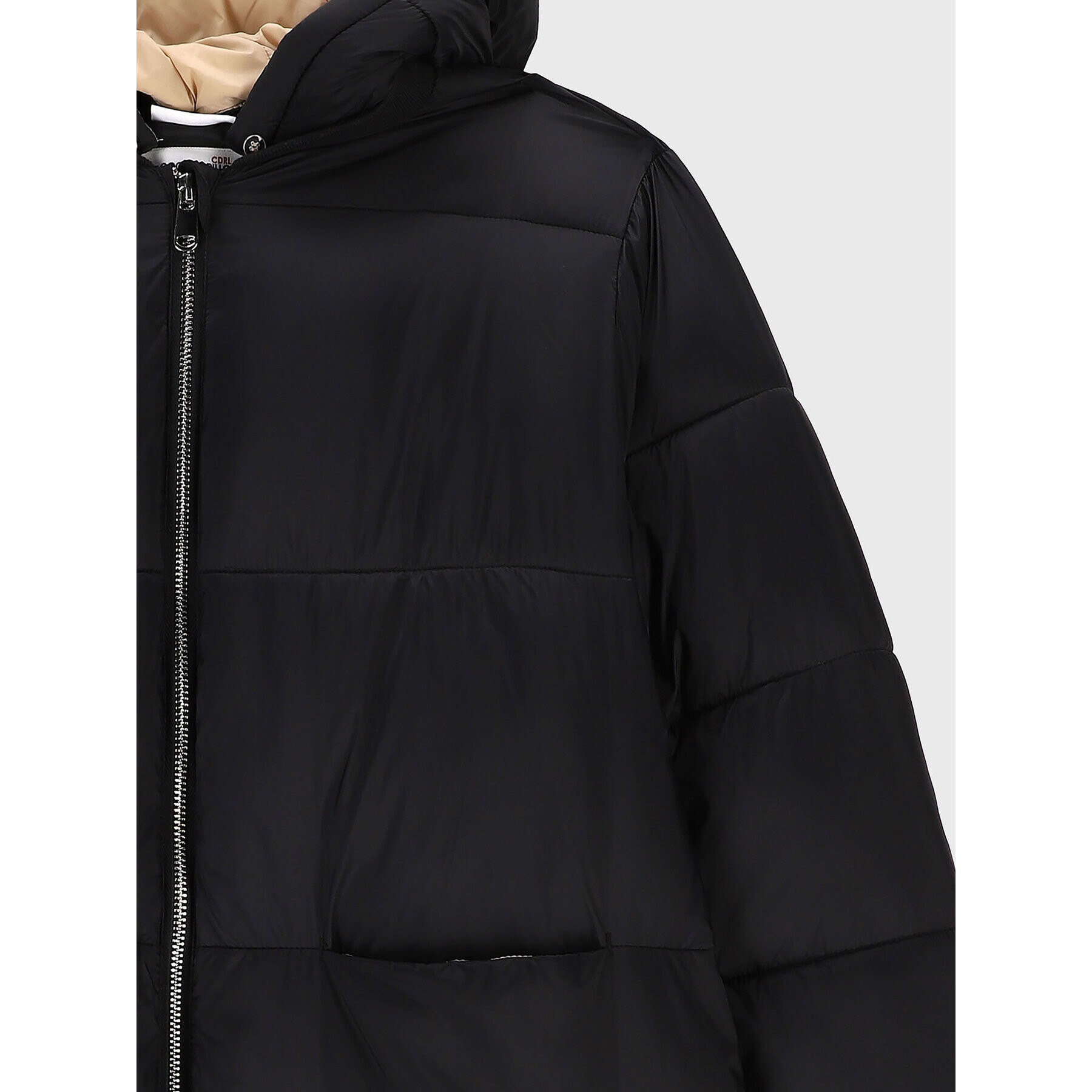 Coccodrillo Пухено яке ZC2151103OGJ Черен Regular Fit - Pepit.bg