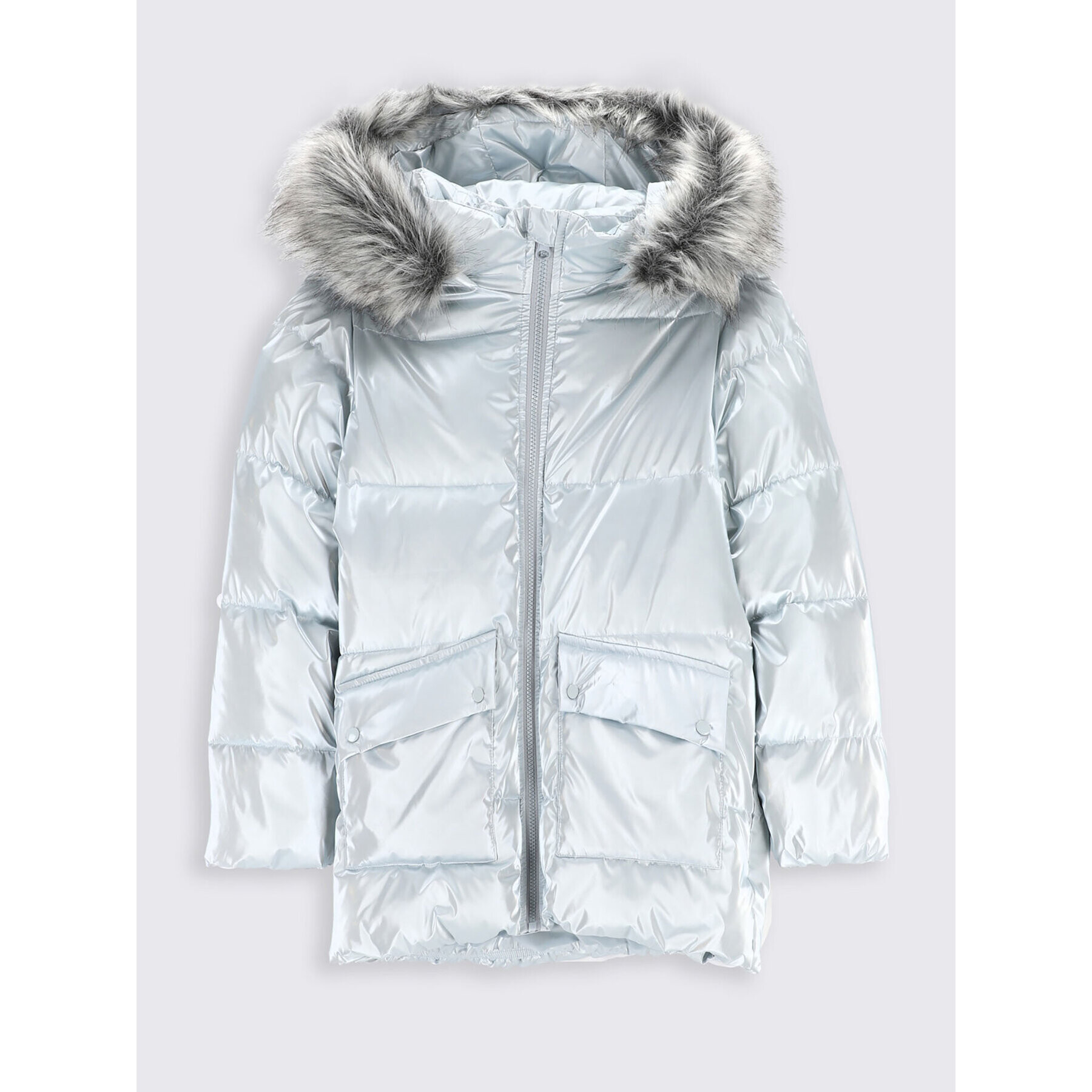 Coccodrillo Пухено яке ZC2152101OGJ Сив Regular Fit - Pepit.bg
