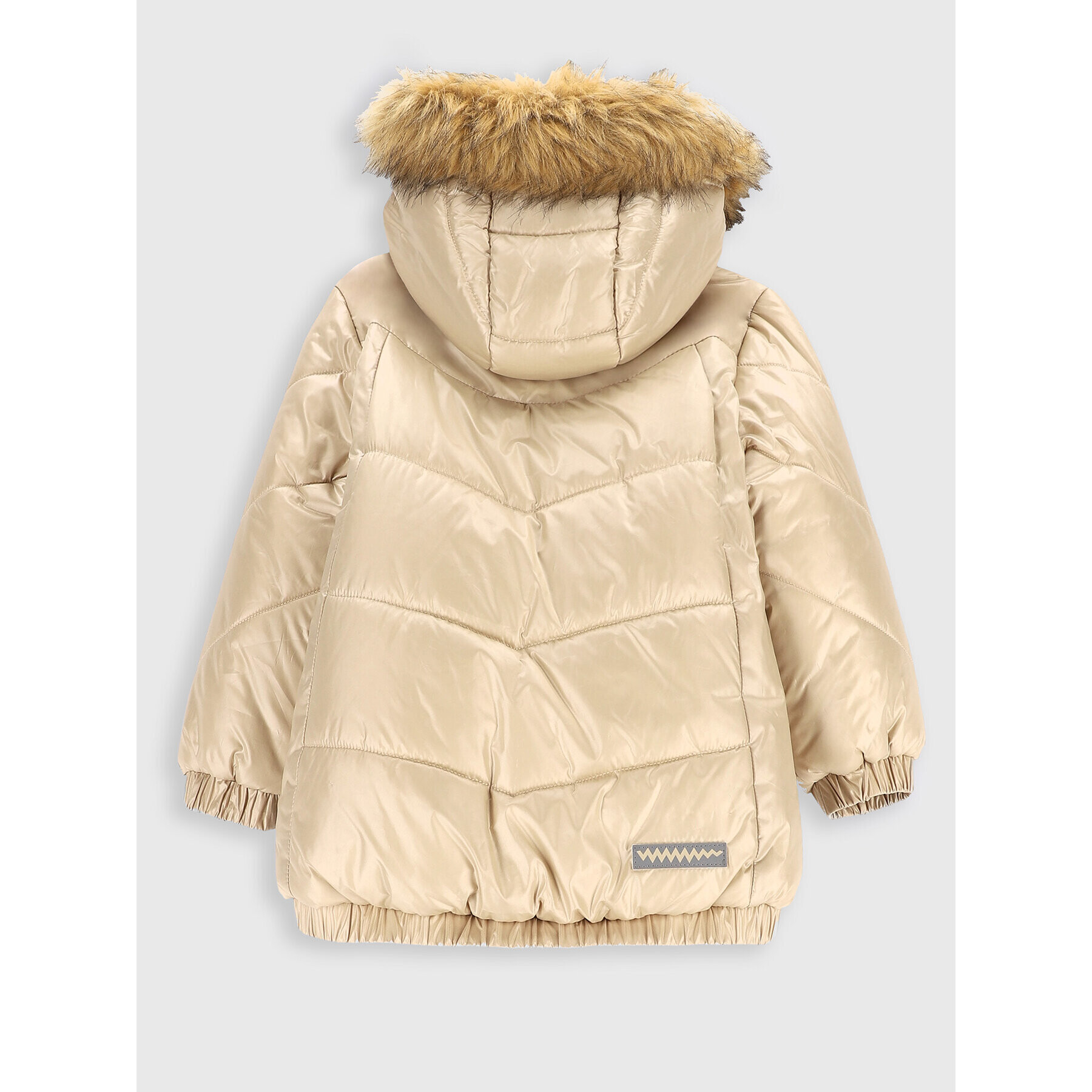 Coccodrillo Пухено яке ZC2152102OGK Бежов Regular Fit - Pepit.bg