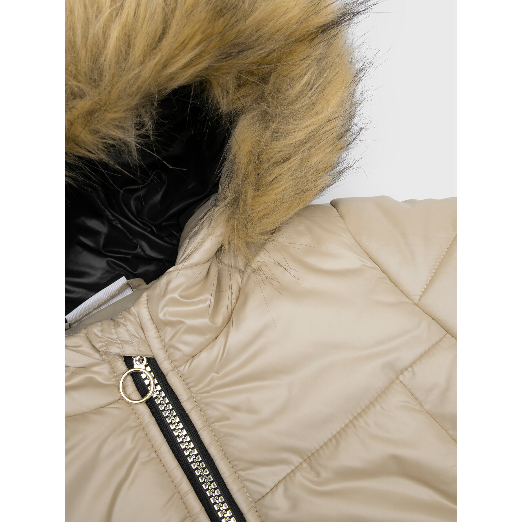 Coccodrillo Пухено яке ZC2152102OGK Бежов Regular Fit - Pepit.bg