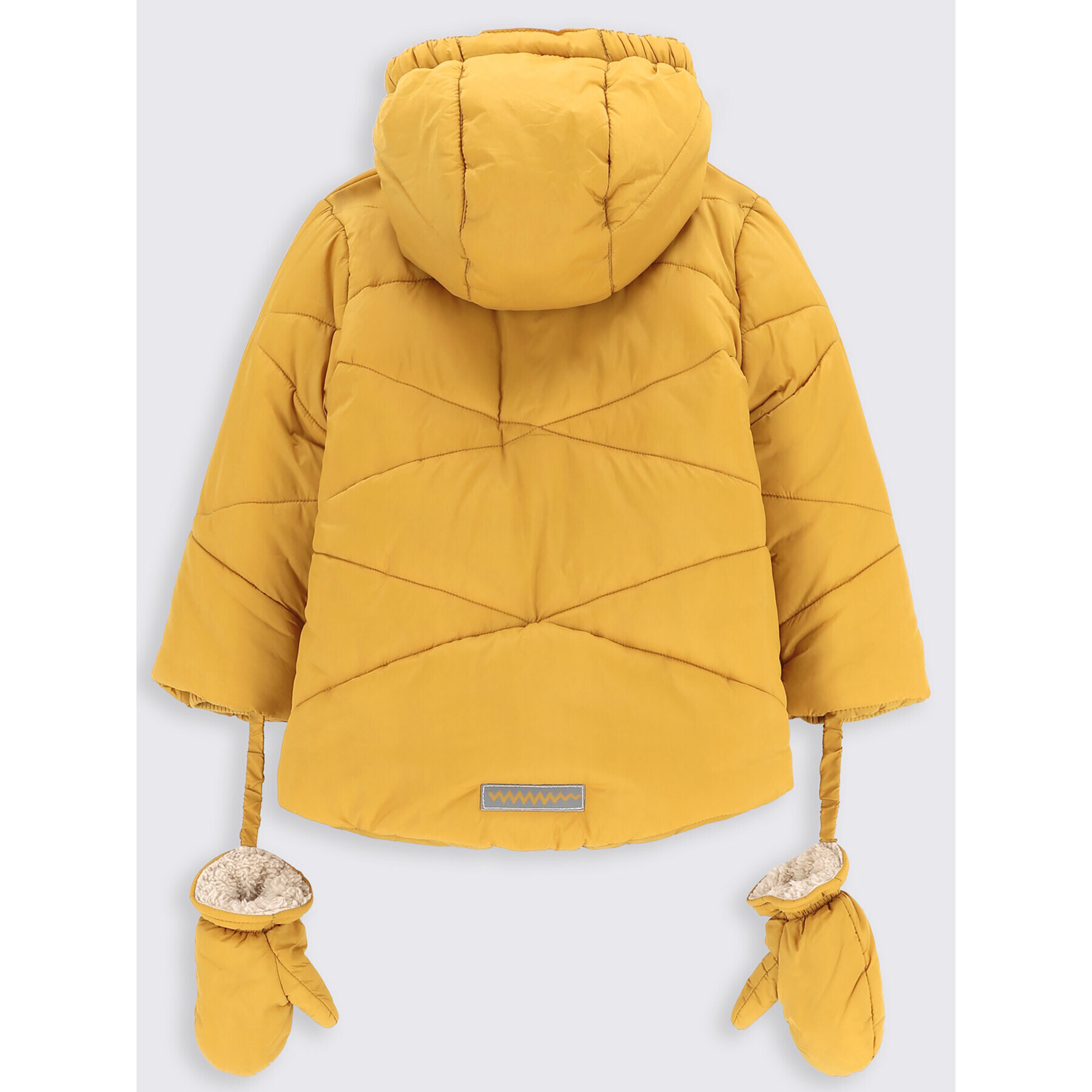 Coccodrillo Пухено яке ZC2152103OBN Жълт Regular Fit - Pepit.bg