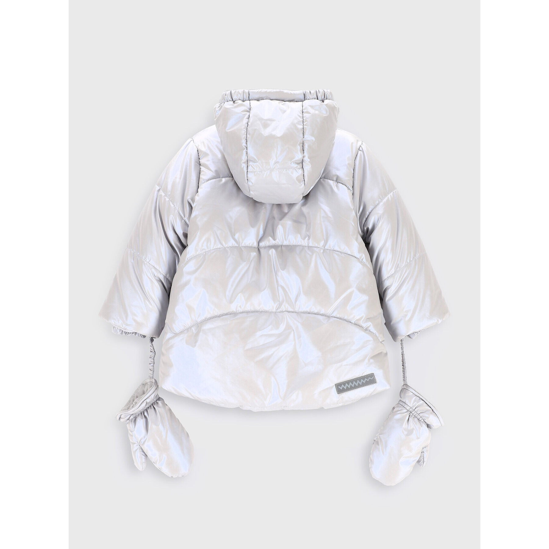Coccodrillo Пухено яке ZC2152103OGN Сребрист Regular Fit - Pepit.bg