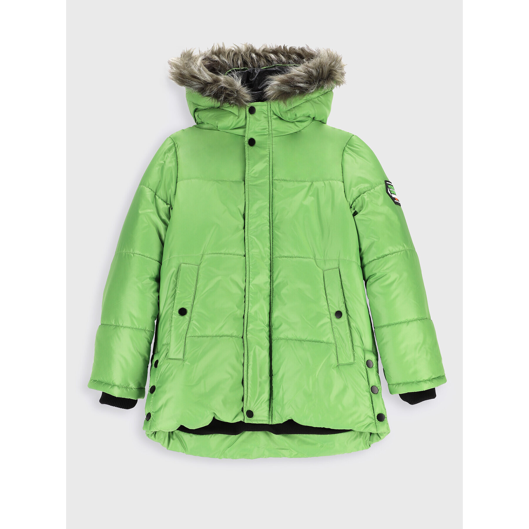 Coccodrillo Пухено яке ZC2152105OBJ Зелен Regular Fit - Pepit.bg