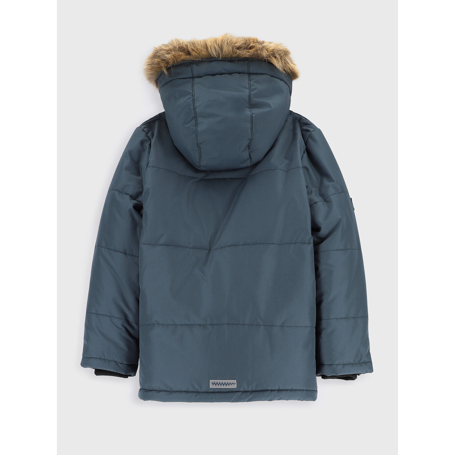 Coccodrillo Пухено яке ZC2152110OBJ Тъмносин Regular Fit - Pepit.bg
