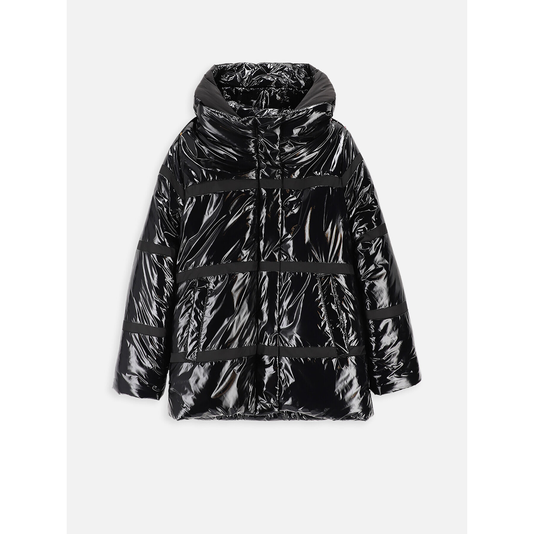 Coccodrillo Пухено яке ZC3152107OGK Черен Regular Fit - Pepit.bg
