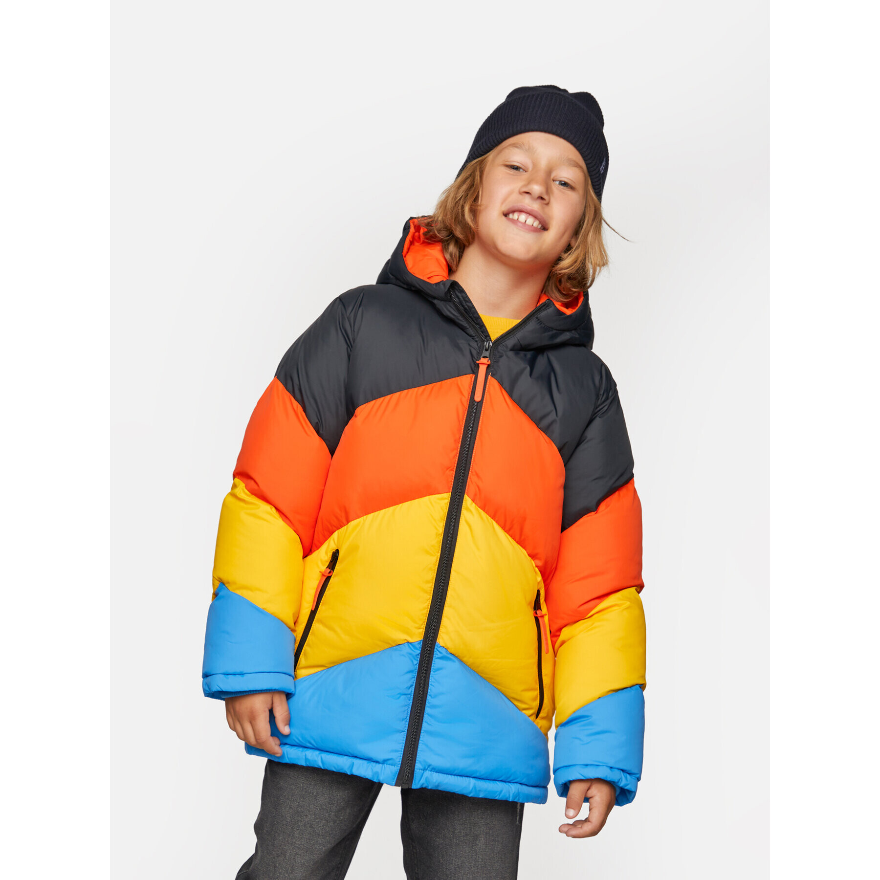 Coccodrillo Пухено яке ZC3152108OBK Цветен Regular Fit - Pepit.bg