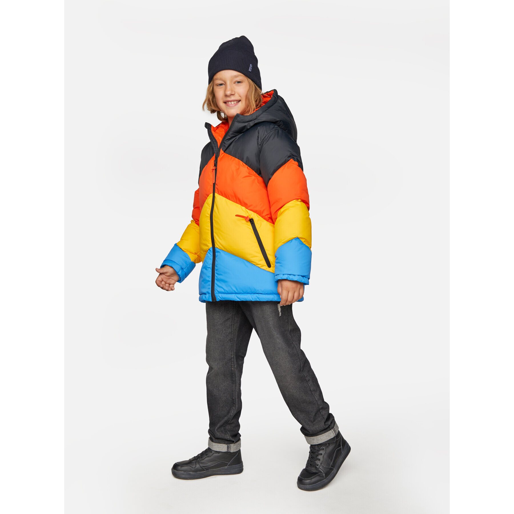 Coccodrillo Пухено яке ZC3152108OBK Цветен Regular Fit - Pepit.bg