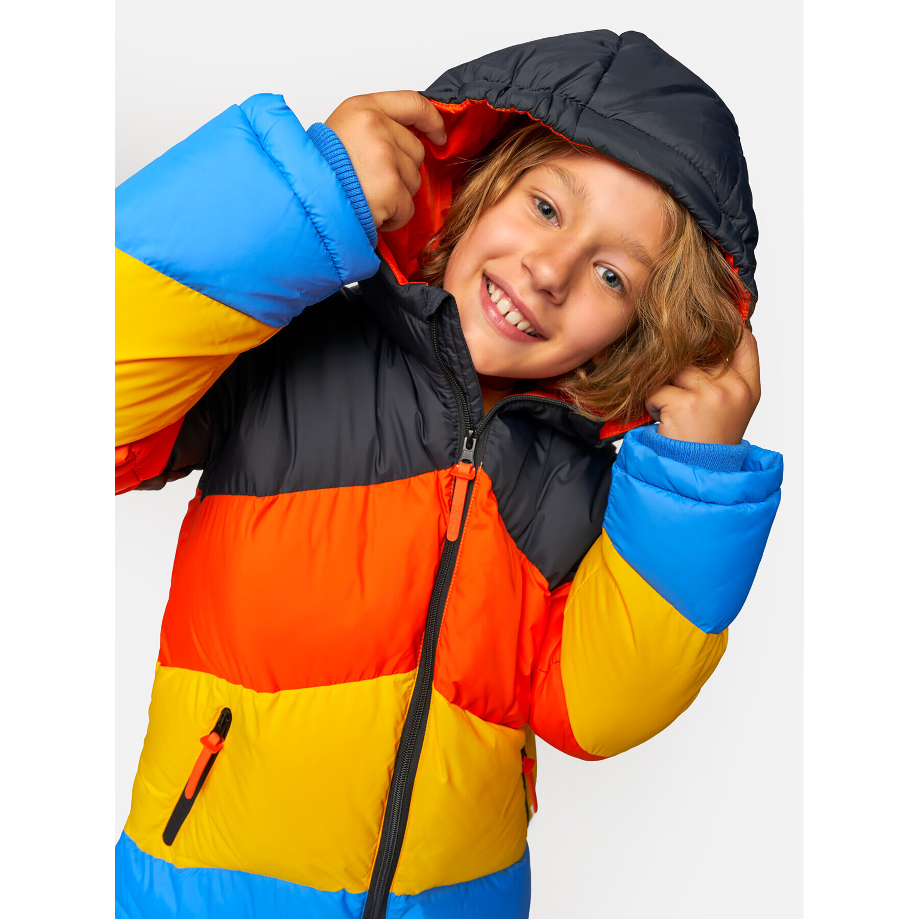 Coccodrillo Пухено яке ZC3152108OBK Цветен Regular Fit - Pepit.bg