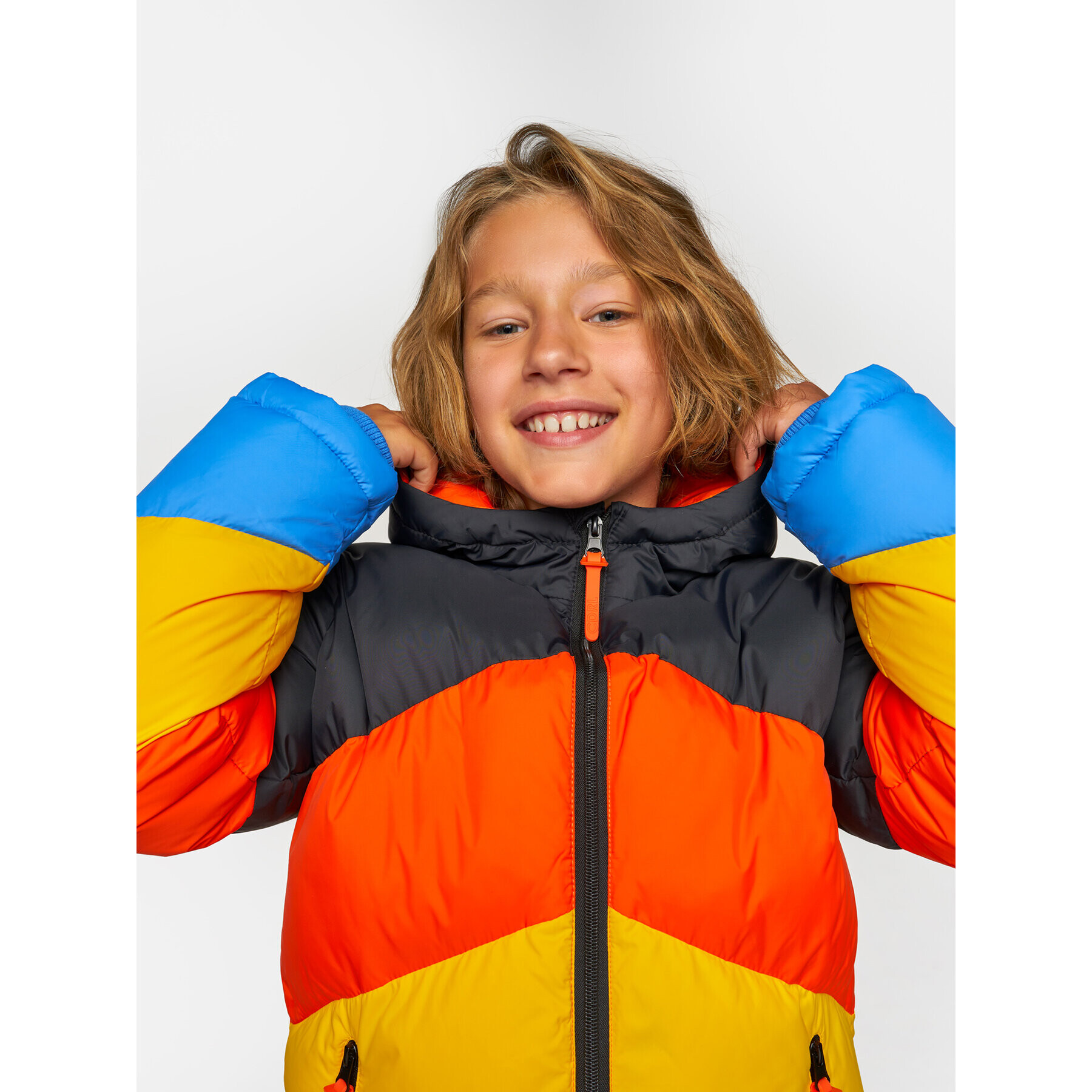Coccodrillo Пухено яке ZC3152108OBK Цветен Regular Fit - Pepit.bg
