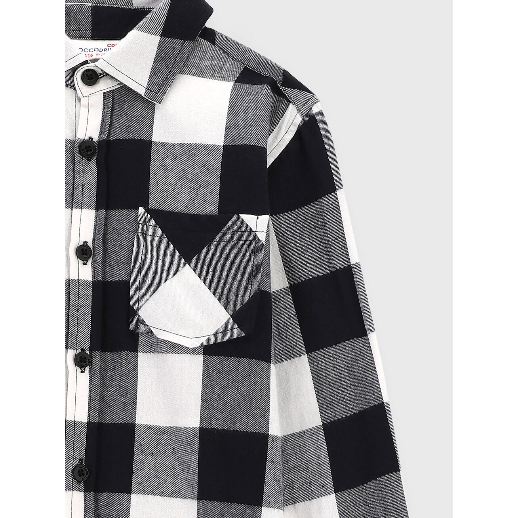 Coccodrillo Риза ZC2136101BAB Черен Regular Fit - Pepit.bg