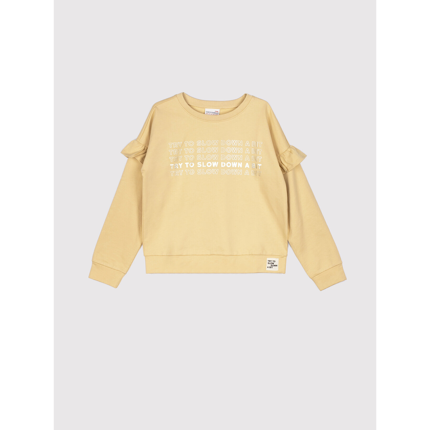 Coccodrillo Суитшърт WC2132101CHO Бежов Regular Fit - Pepit.bg