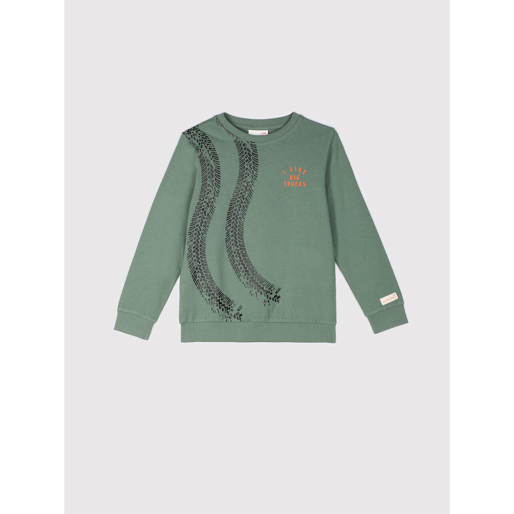 Coccodrillo Суитшърт WC2143102ILI Зелен Regular Fit - Pepit.bg