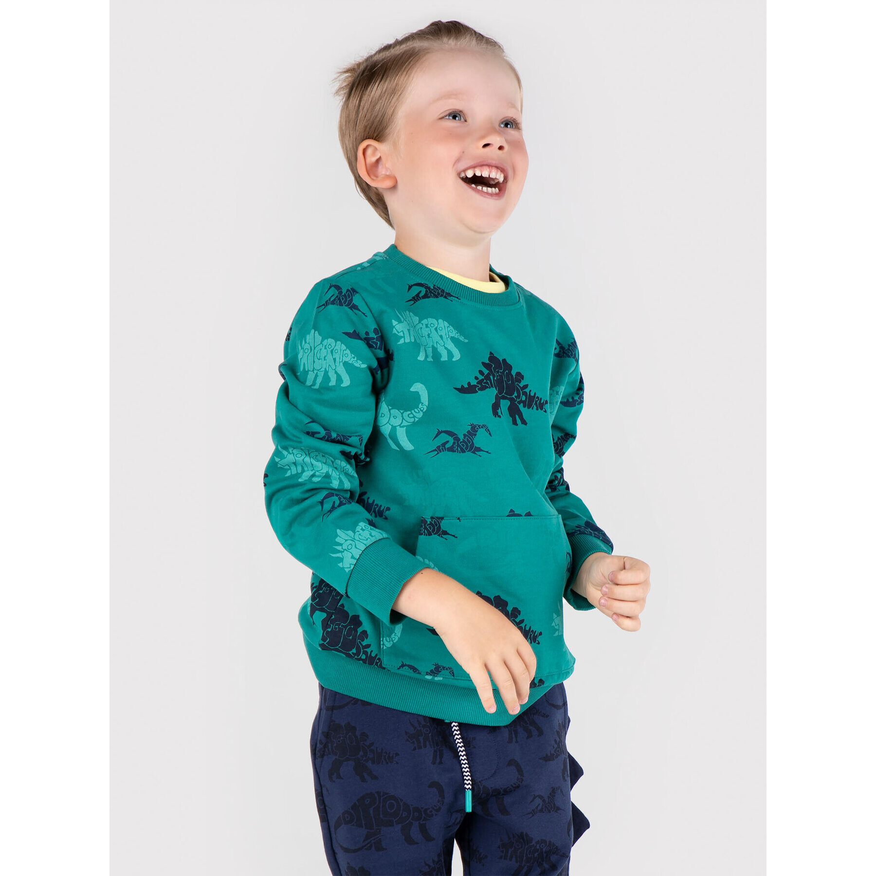 Coccodrillo Суитшърт ZC1132101DIN Зелен Regular Fit - Pepit.bg