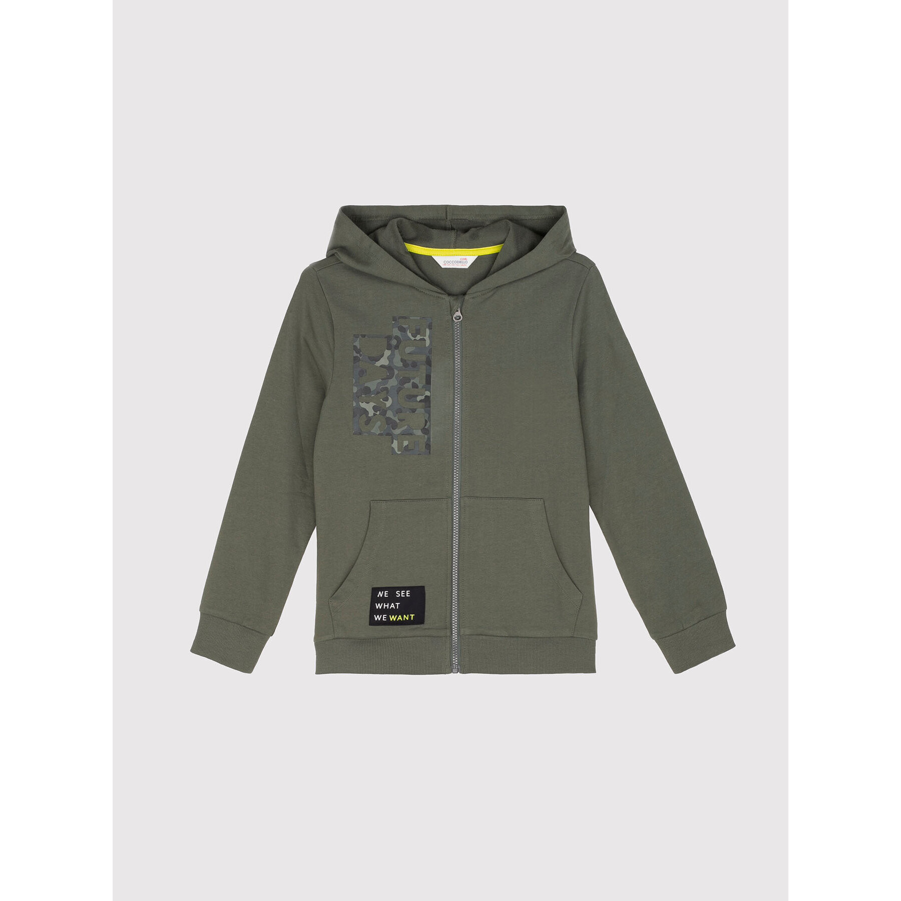 Coccodrillo Суитшърт ZC1132402FUT Зелен Regular Fit - Pepit.bg