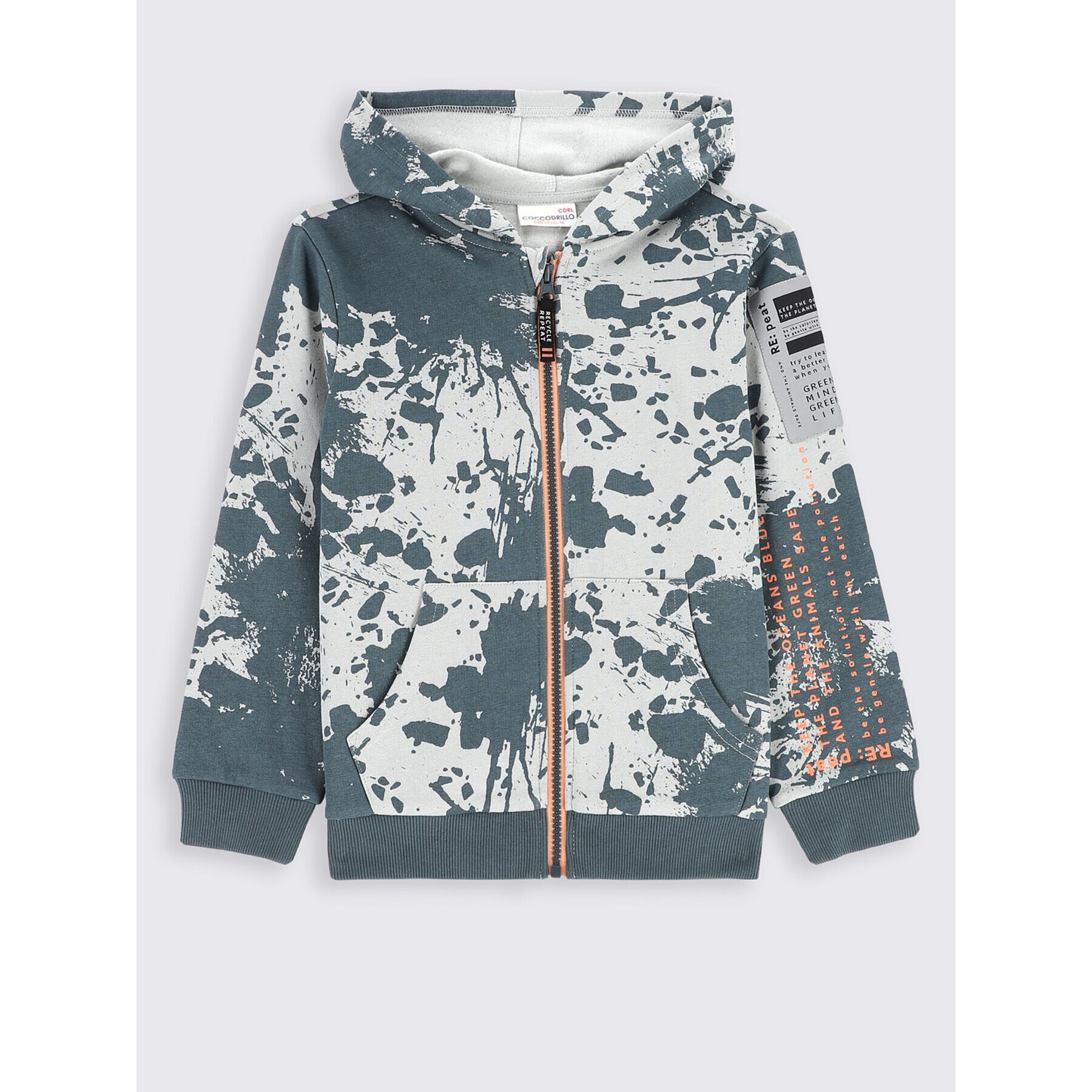 Coccodrillo Суитшърт ZC2132401ARK Сив Regular Fit - Pepit.bg
