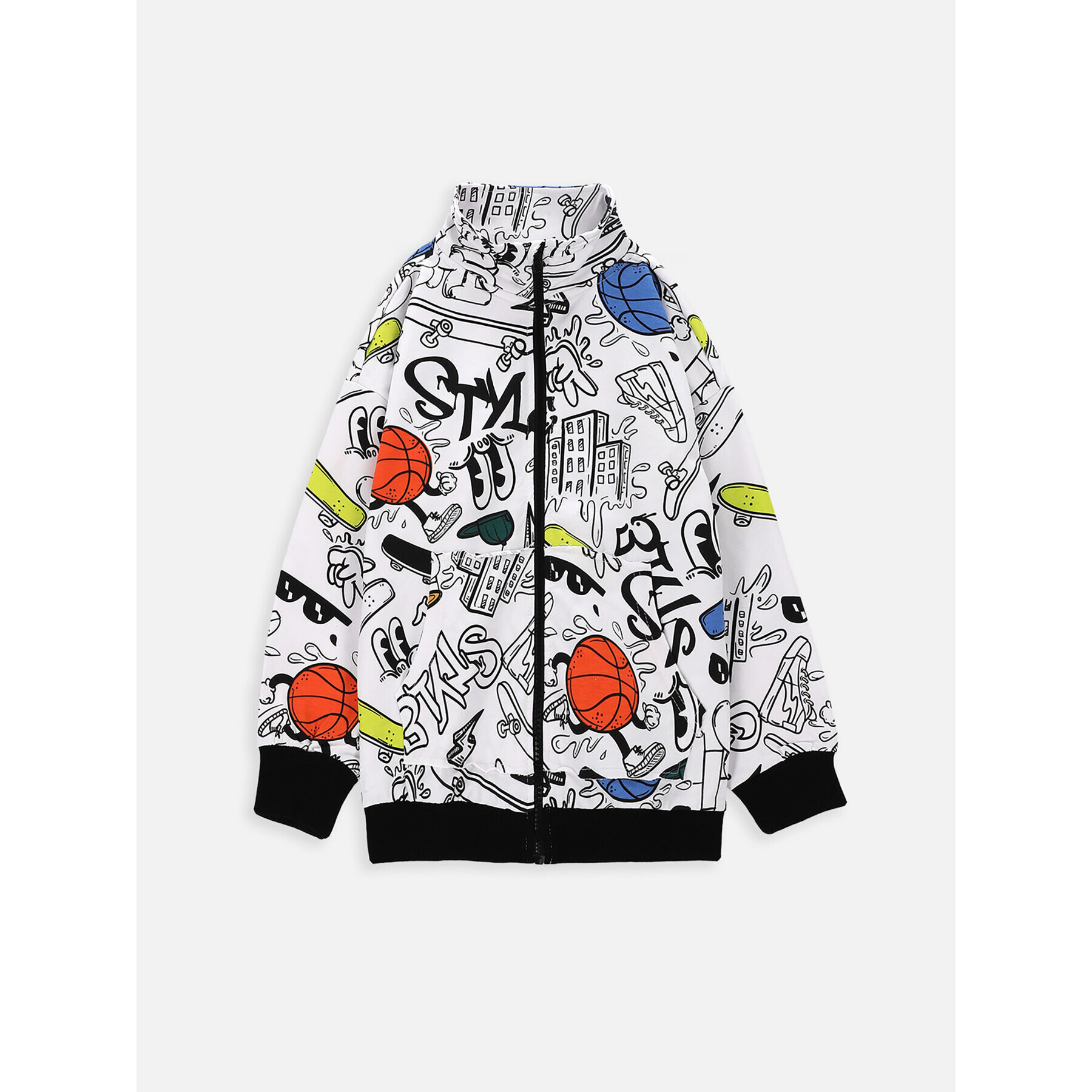 Coccodrillo Суитшърт ZC3132201ASK Бял Regular Fit - Pepit.bg