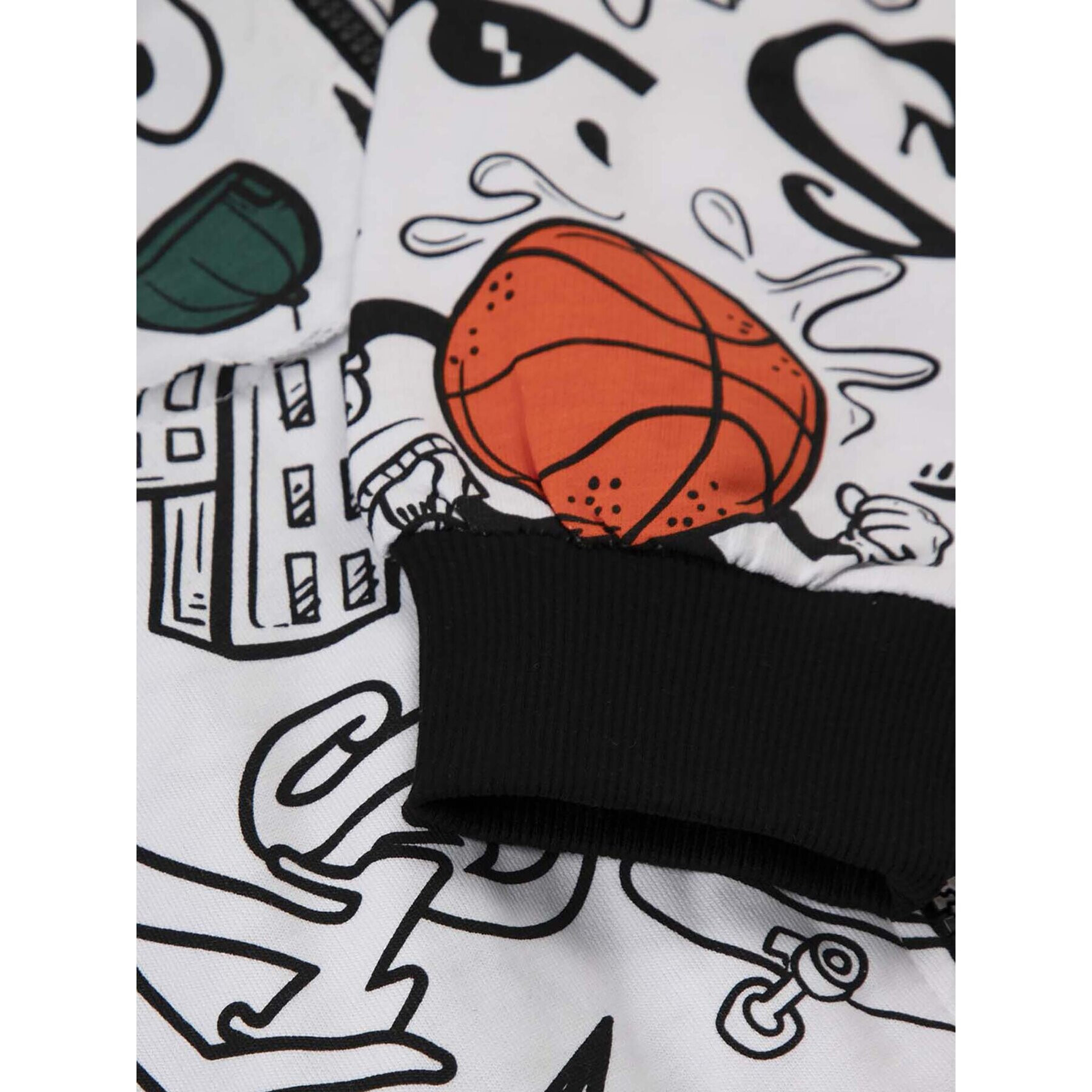 Coccodrillo Суитшърт ZC3132201ASK Бял Regular Fit - Pepit.bg