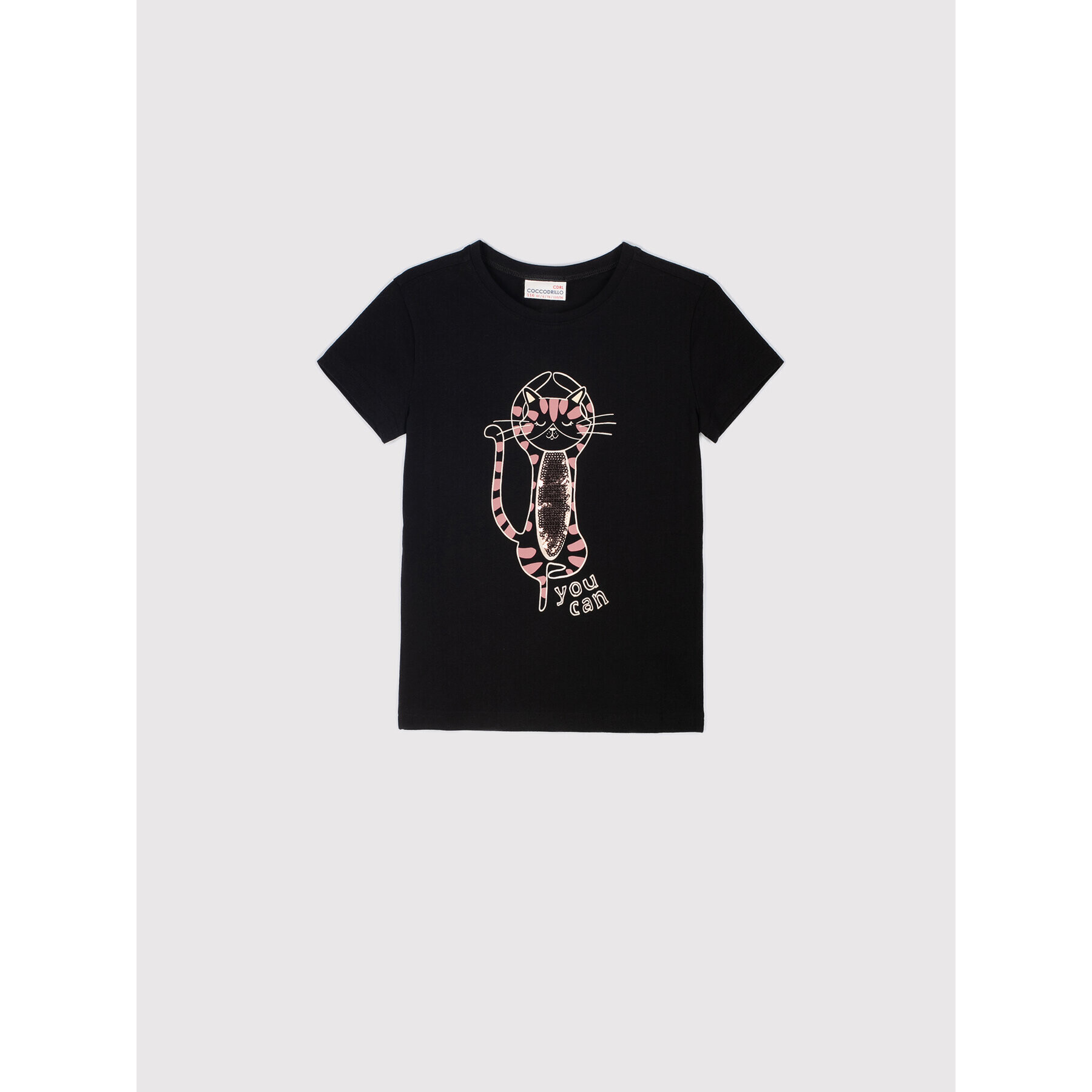 Coccodrillo Тишърт WC2143205ENO Черен Regular Fit - Pepit.bg