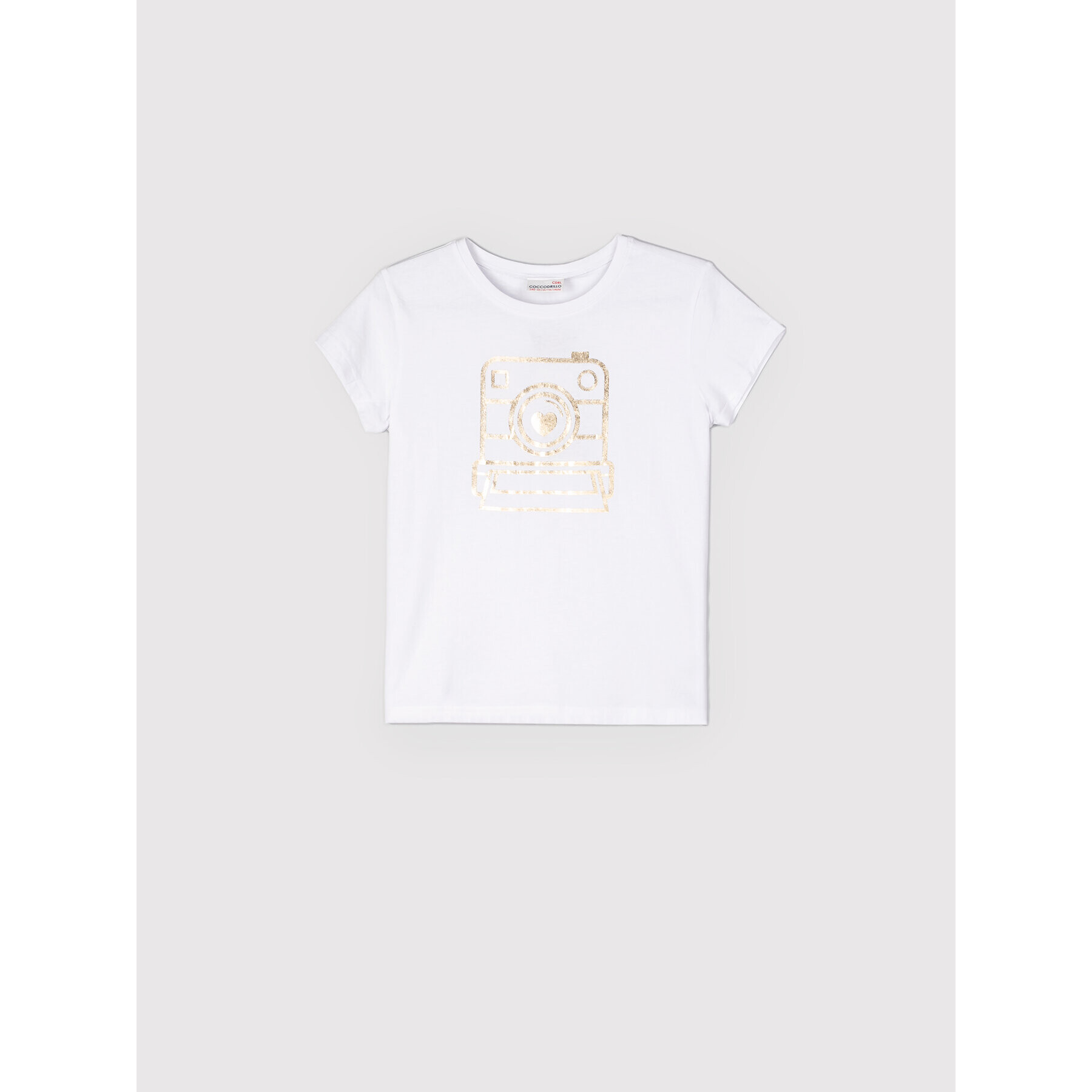 Coccodrillo Тишърт WC2143207EVG Бял Regular Fit - Pepit.bg