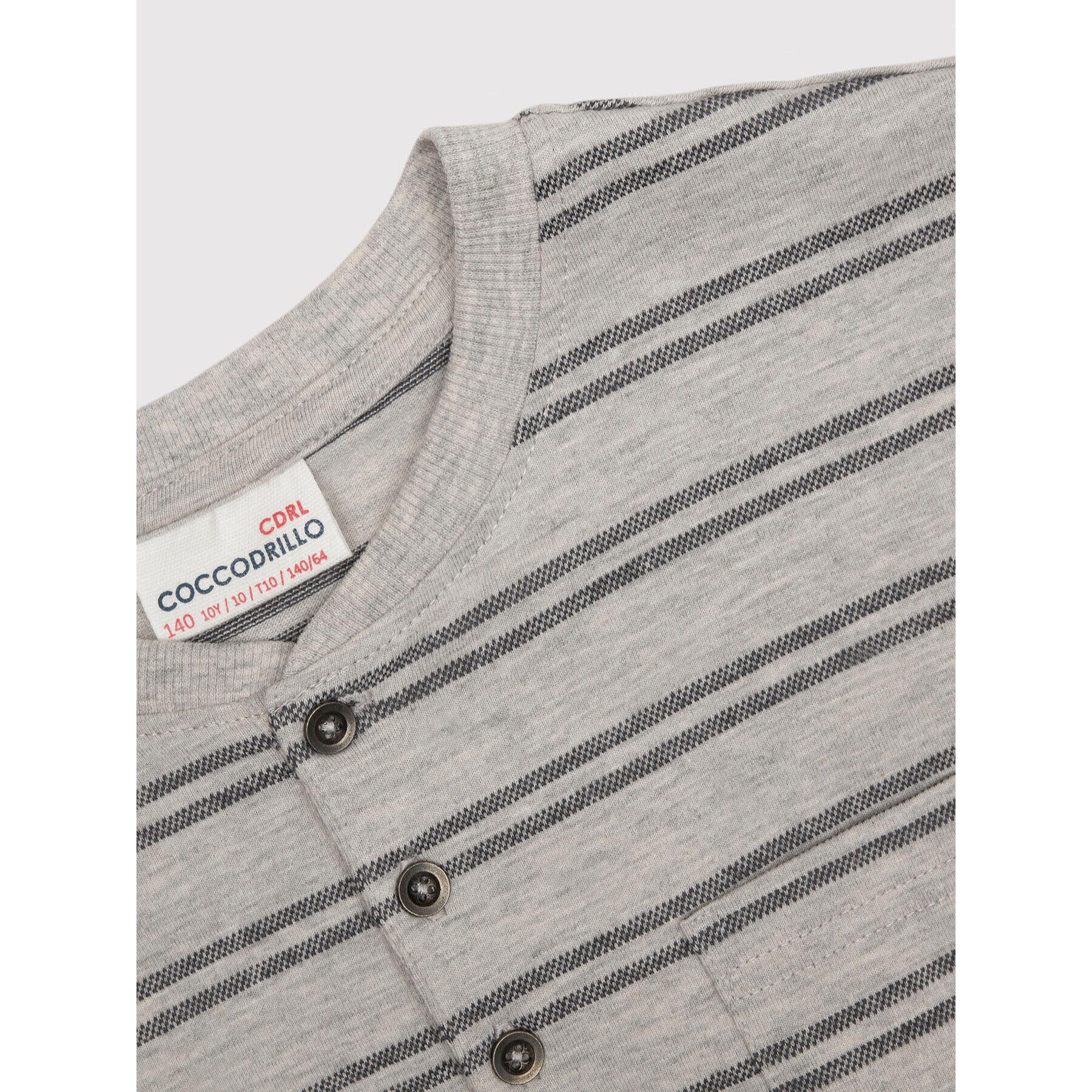 Coccodrillo Тишърт WC2143207HER Сив Regular Fit - Pepit.bg