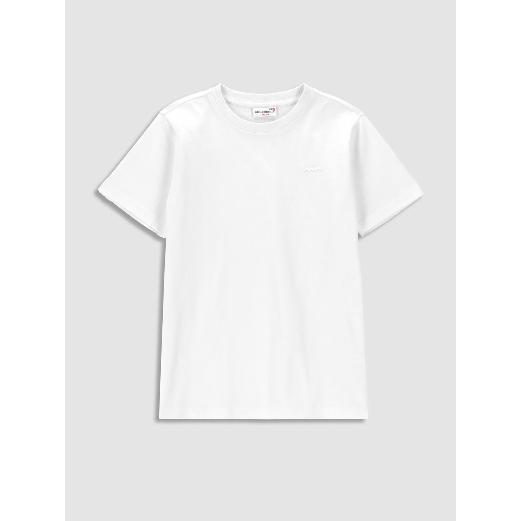 Coccodrillo Тишърт WC3143201BAB Бял Regular Fit - Pepit.bg