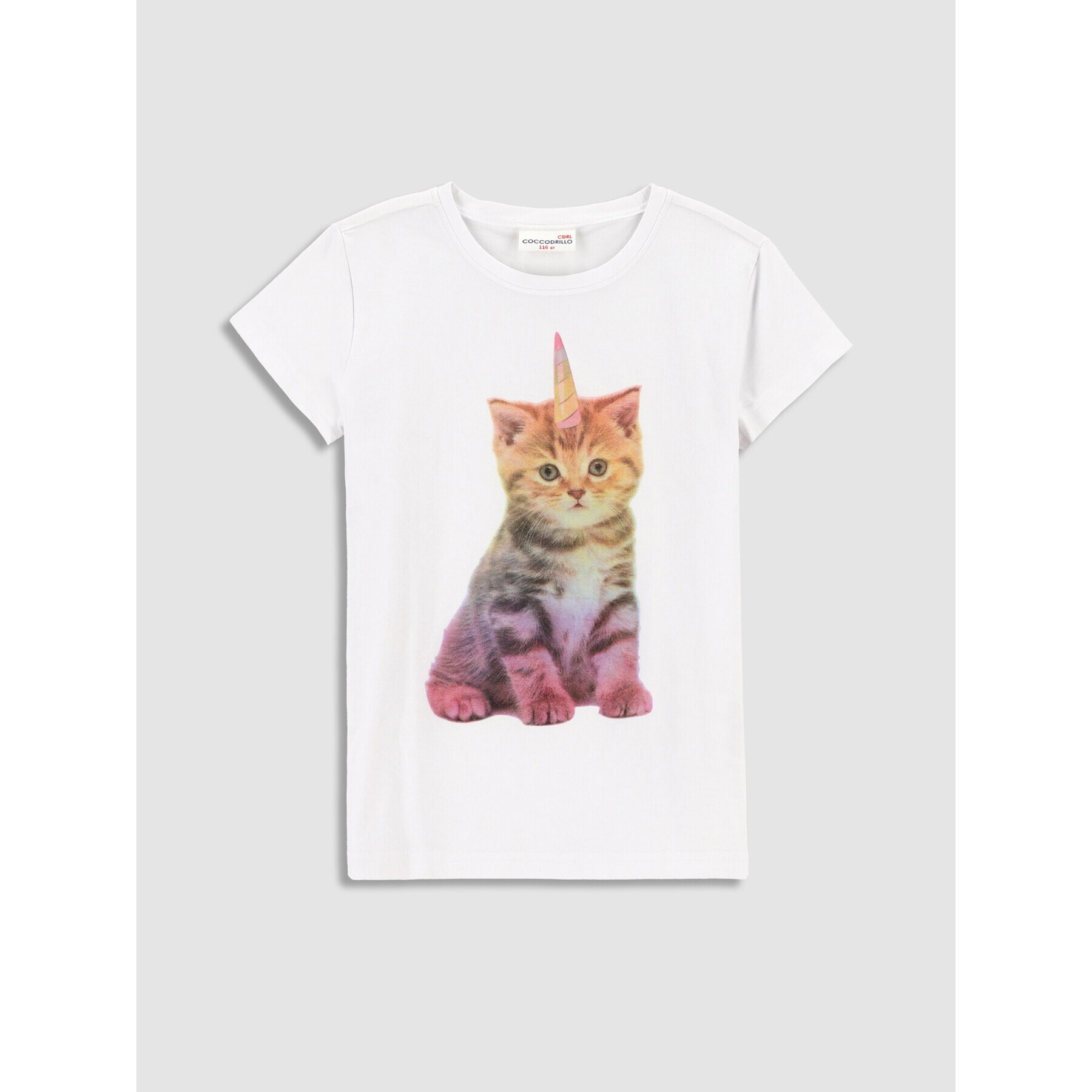 Coccodrillo Тишърт WC3143201DRK Бял Regular Fit - Pepit.bg