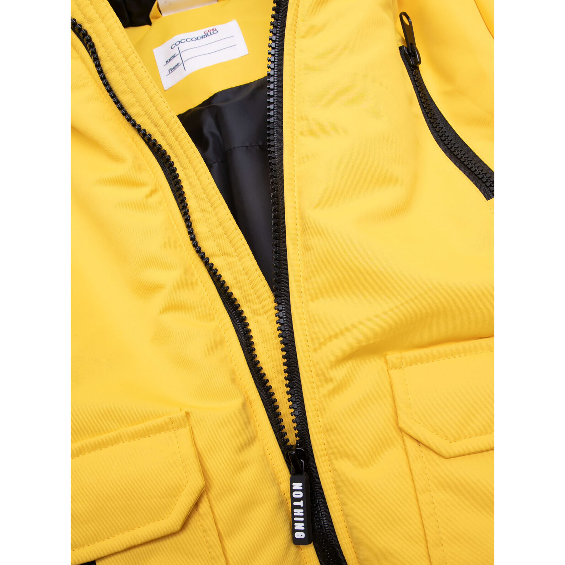 Coccodrillo Зимно яке ZC2152108OBJ Жълт Regular Fit - Pepit.bg