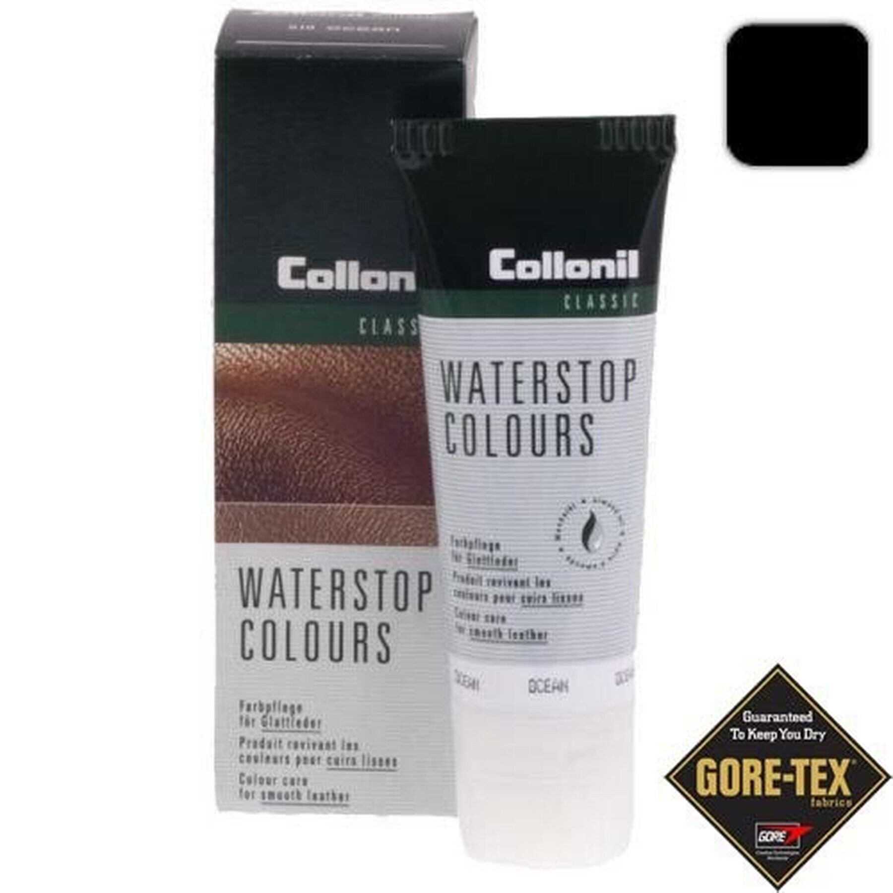 Collonil Паста за обувки Waterstop Colours 75 ml Черен - Pepit.bg