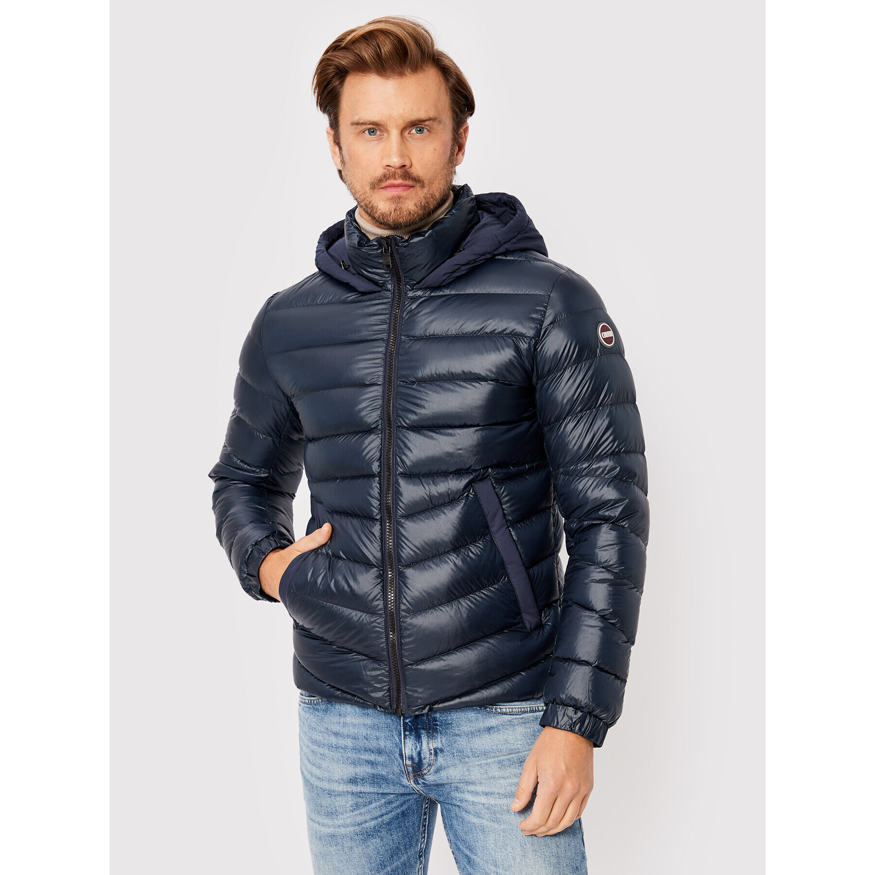 Colmar Пухено яке Blaze 1270 3TW Тъмносин Regular Fit - Pepit.bg