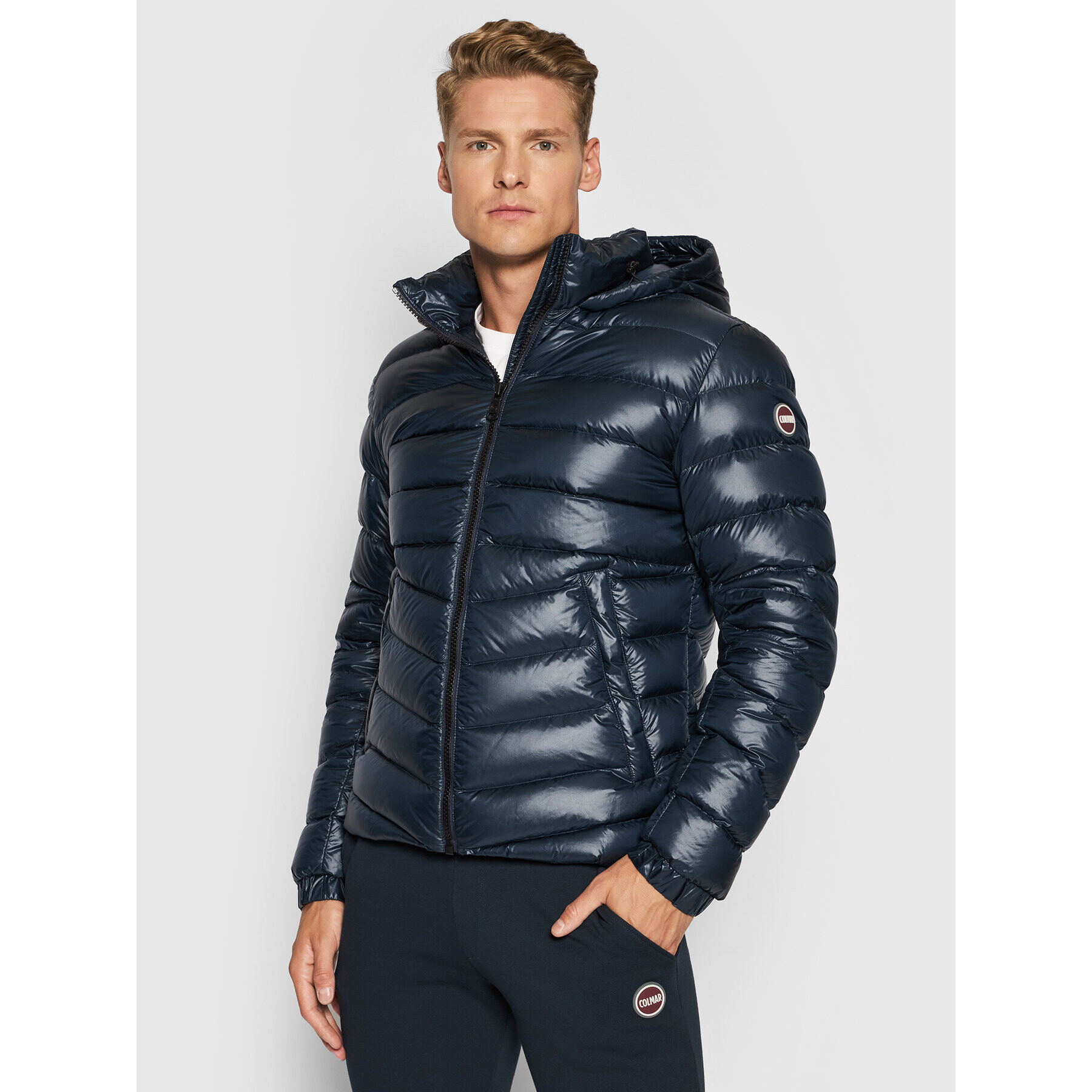 Colmar Пухено яке Blaze Тъмносин Regular Fit - Pepit.bg