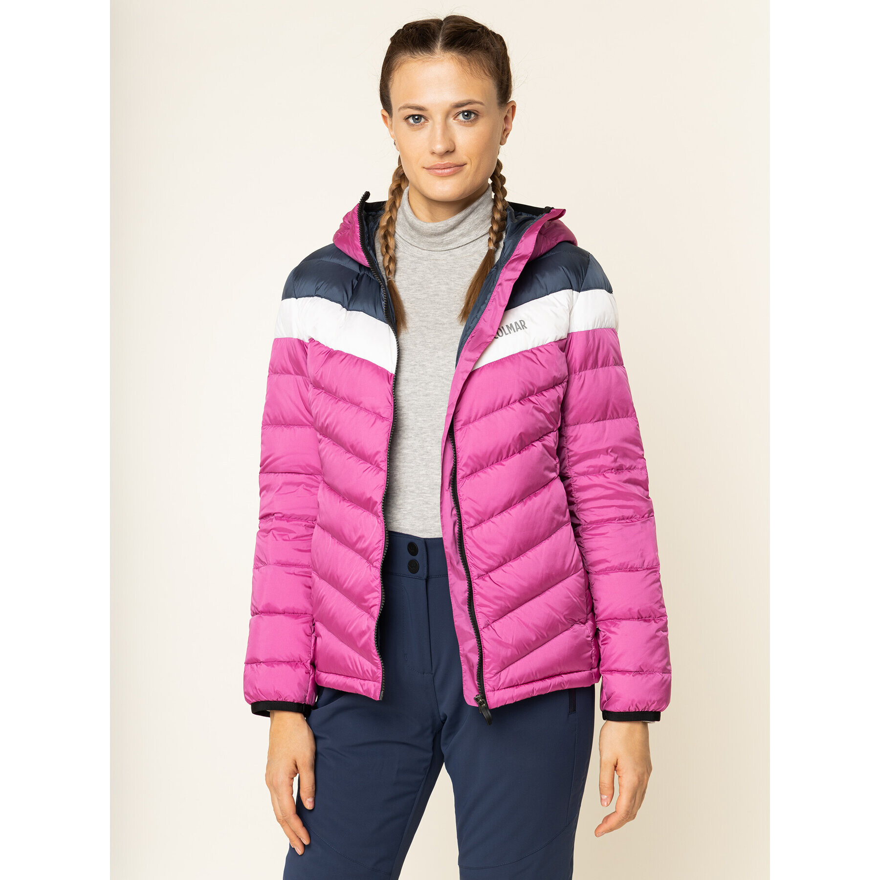 Colmar Пухено яке Enigma 2858 2RT Розов Regular Fit - Pepit.bg