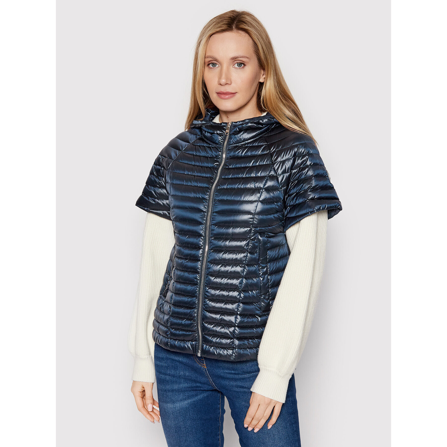Colmar Пухено яке Expose 2130 4VR Тъмносин Slim Fit - Pepit.bg