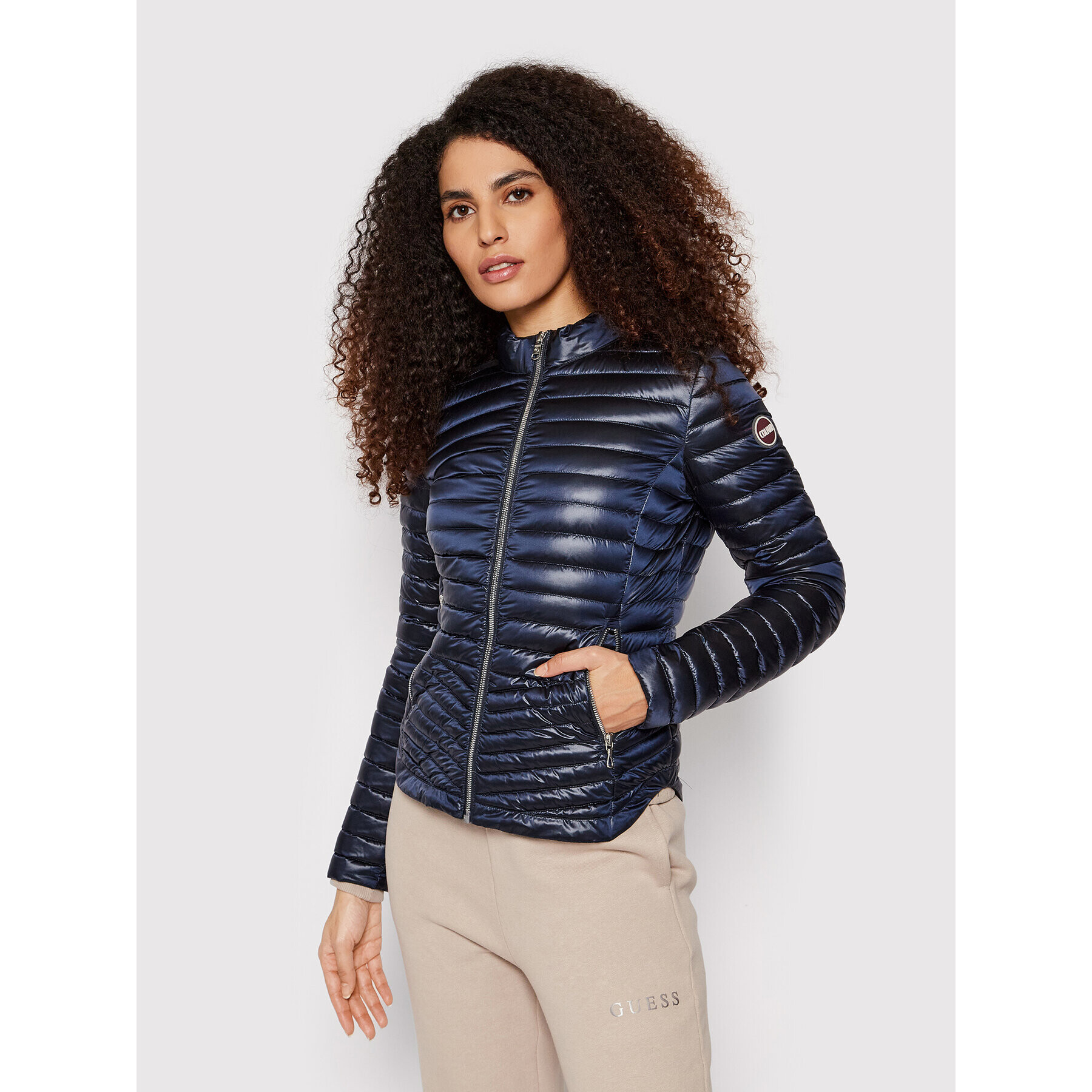 Colmar Пухено яке Expose 2141U 4VR Тъмносин Slim Fit - Pepit.bg