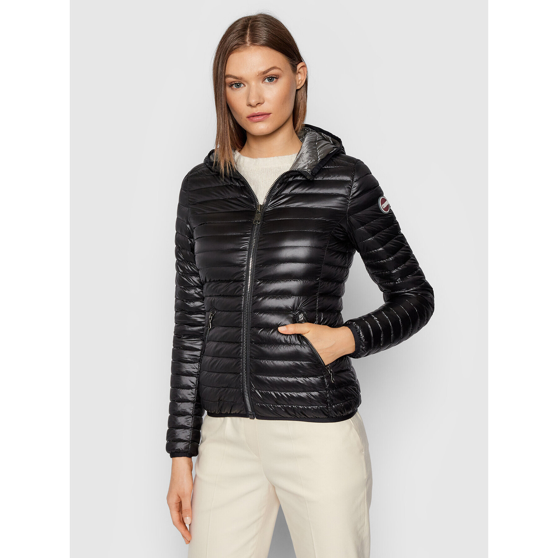 Colmar Пухено яке Friendly 2224P 5WG Черен Regular Fit - Pepit.bg