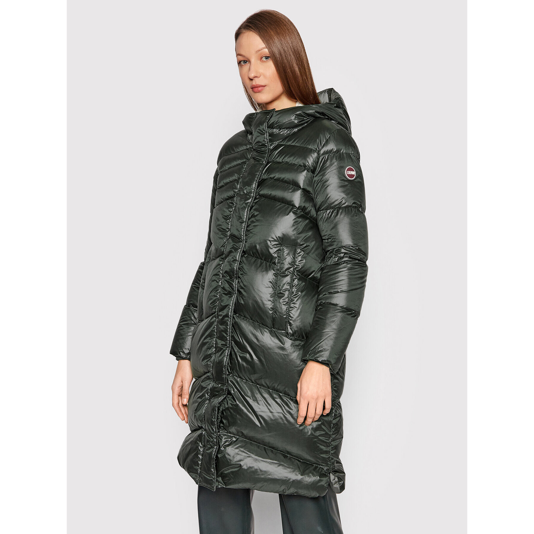 Colmar Пухено яке Friendly 2278 5WG Зелен Regular Fit - Pepit.bg