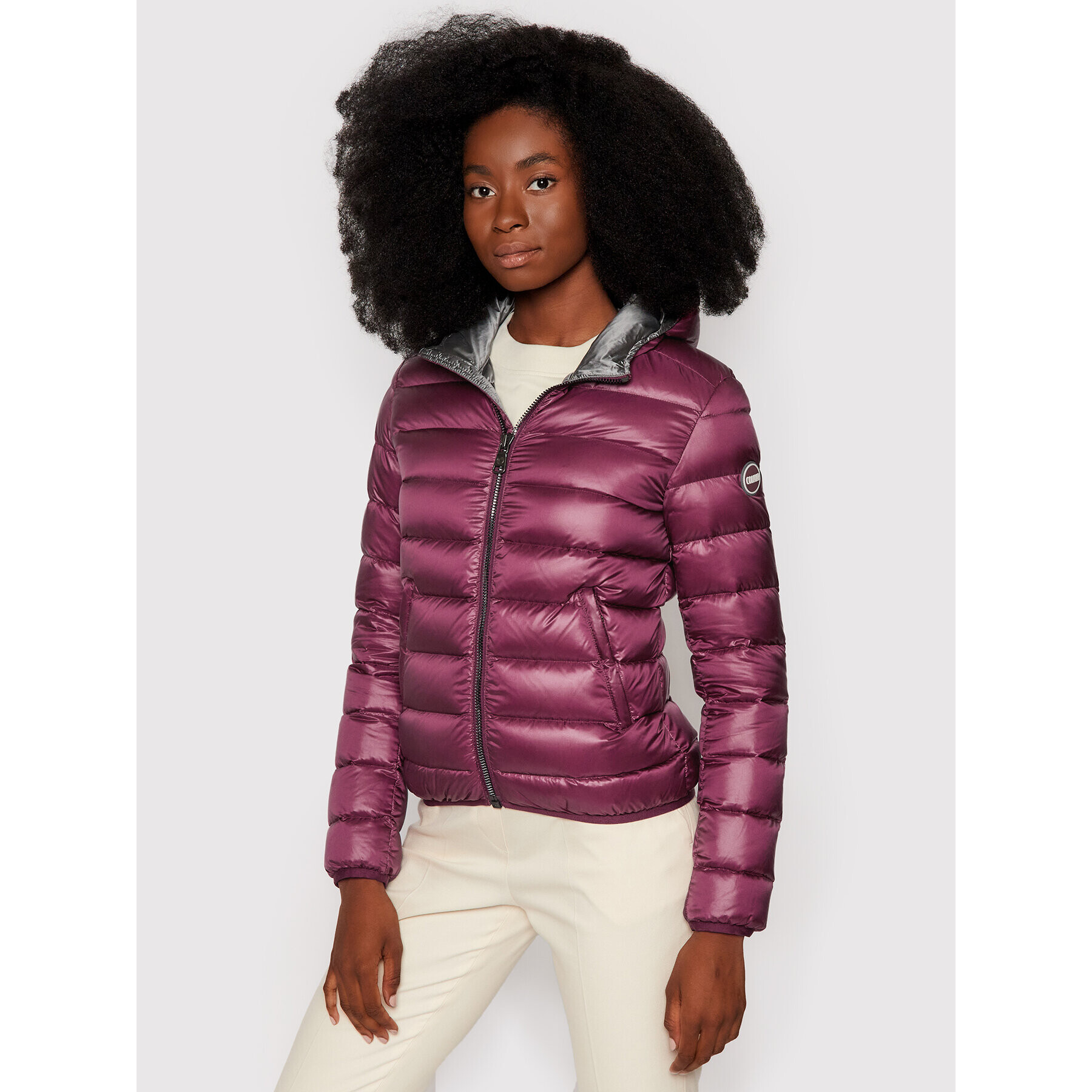 Colmar Пухено яке Friendly 2286N 5WG Виолетов Regular Fit - Pepit.bg