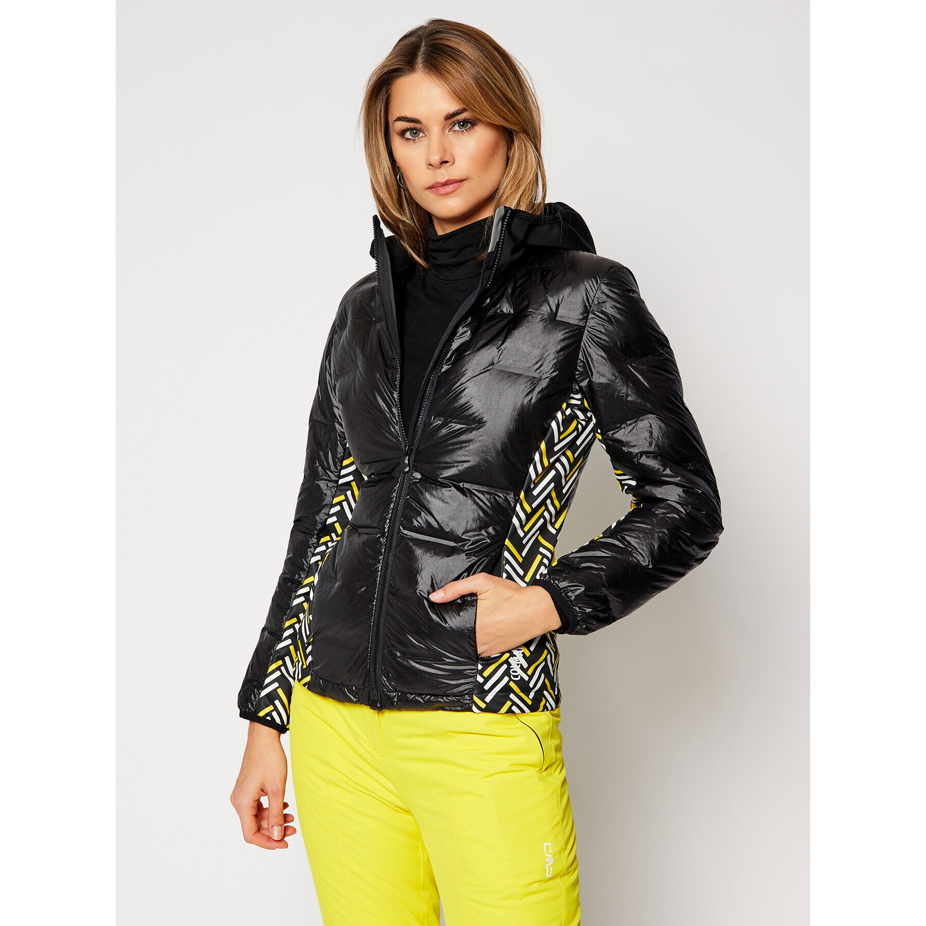 Colmar Пухено яке Hybrid 2875 3VA Черен Regular Fit - Pepit.bg